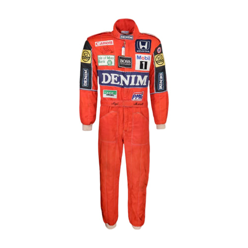 1986 Nigel Mansell Williams Honda F1 Printed Race Suit