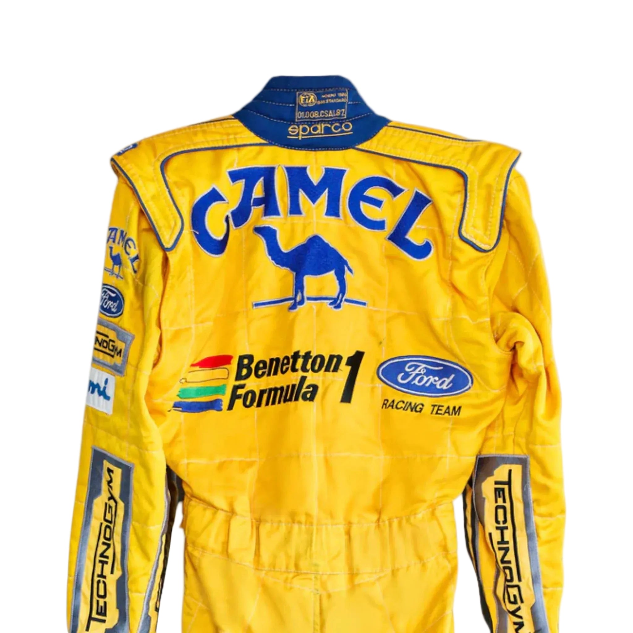 1993 Michael Schumacher Camel Benetton F1 Printed Race Suit