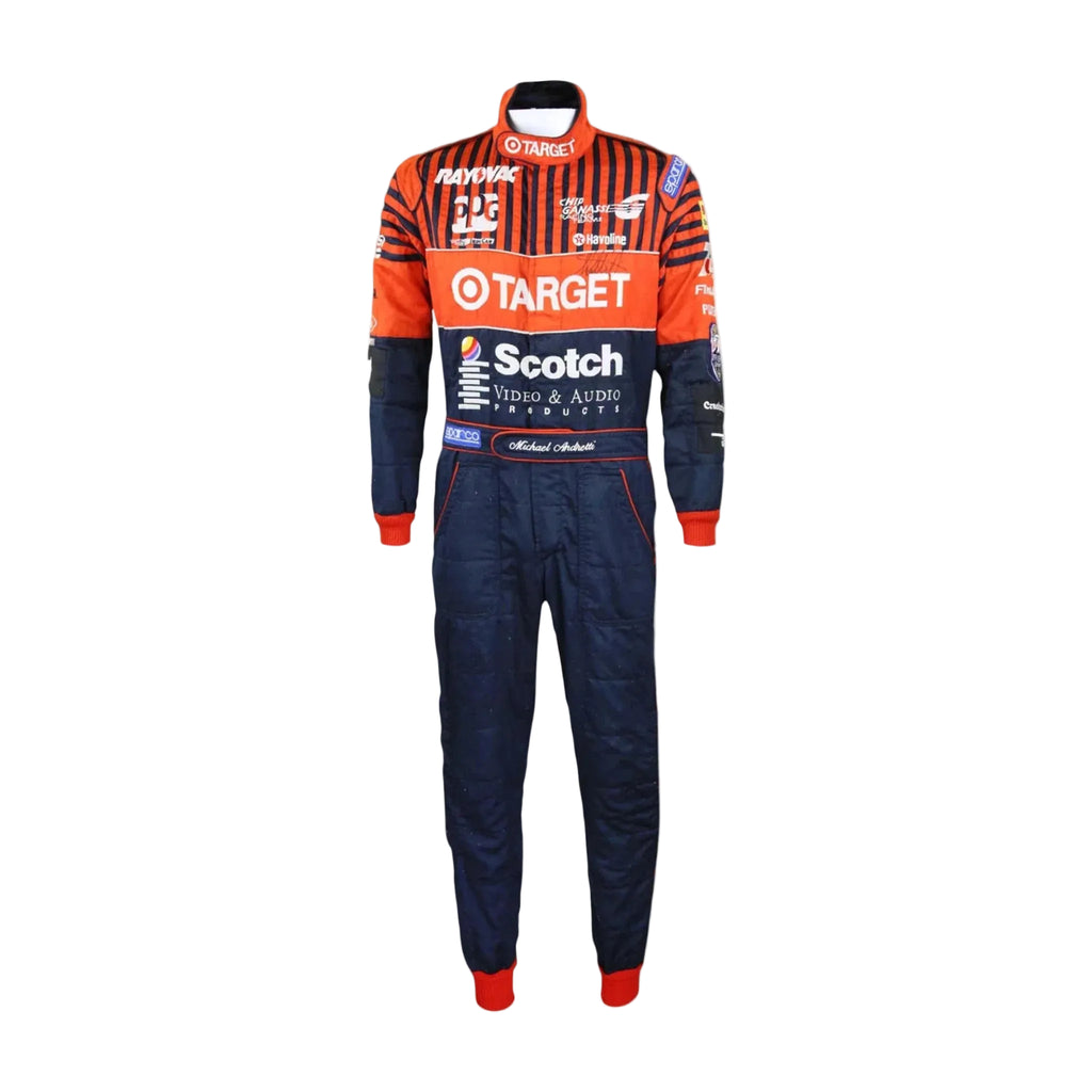 1994 Michael Andretti Chip Ganassi Racing IndyCar printed Race Suit