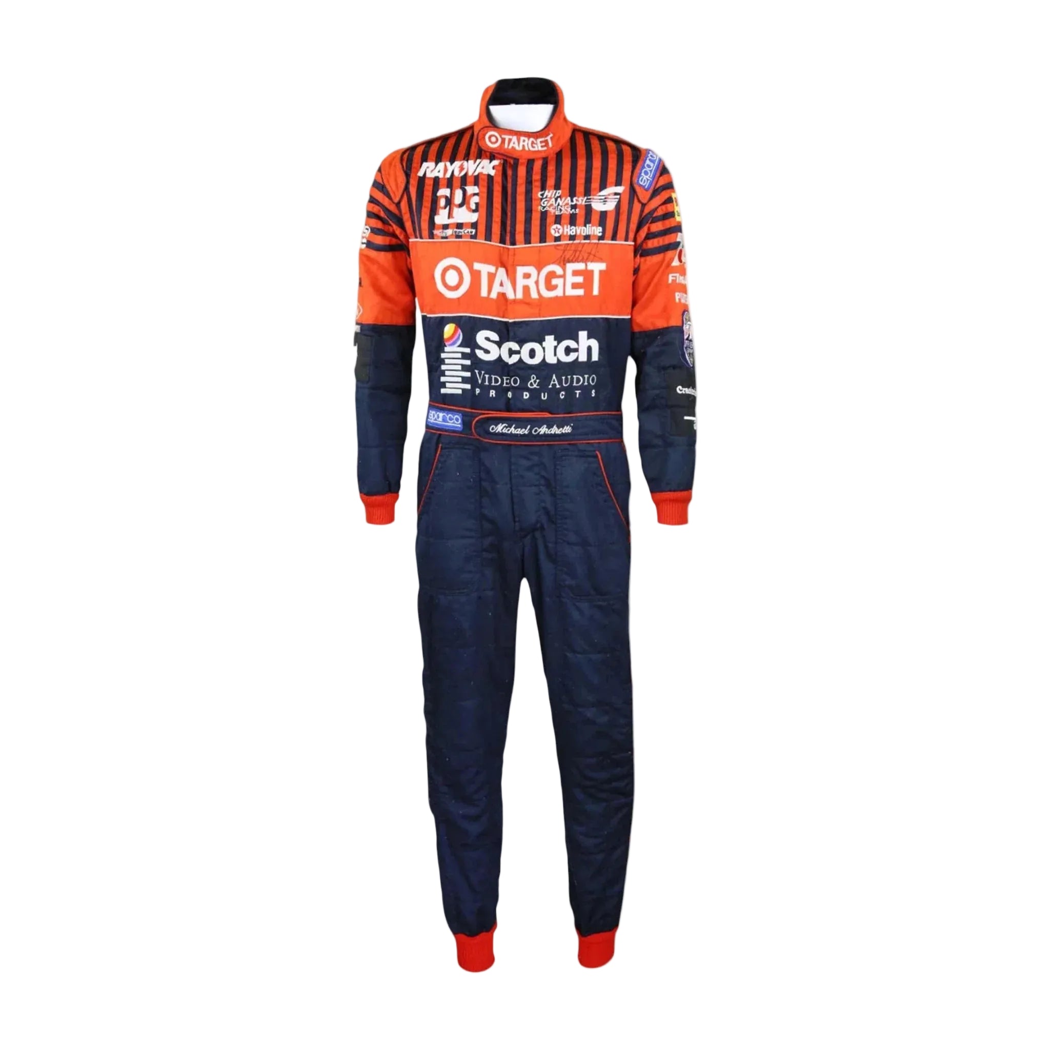 1994 Michael Andretti Chip Ganassi Racing IndyCar printed Race Suit