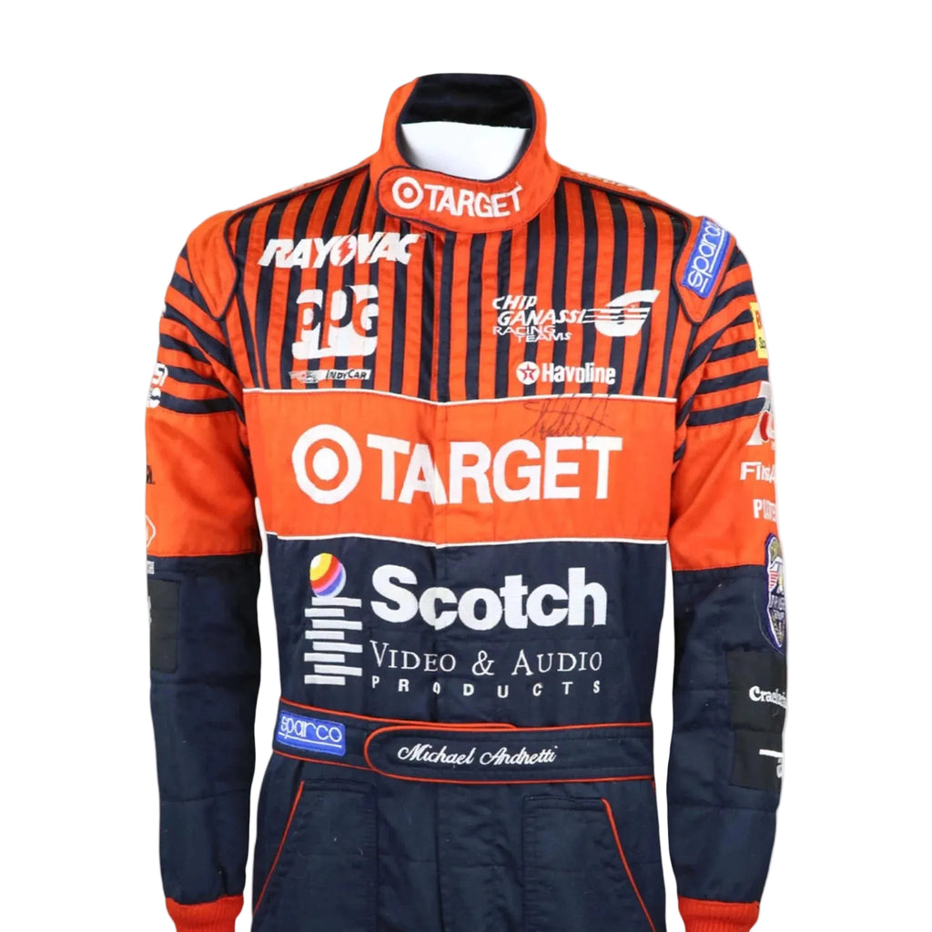 1994 Michael Andretti Chip Ganassi Racing IndyCar printed Race Suit