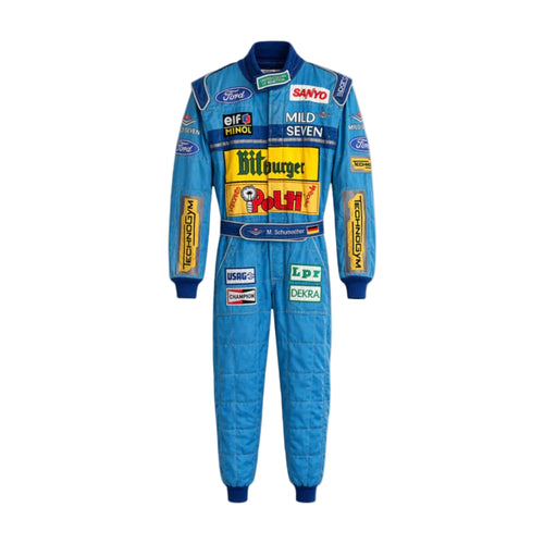 1994 Michael Schumacher Benetton Ford Japanese GP F1 Printed Race Suit