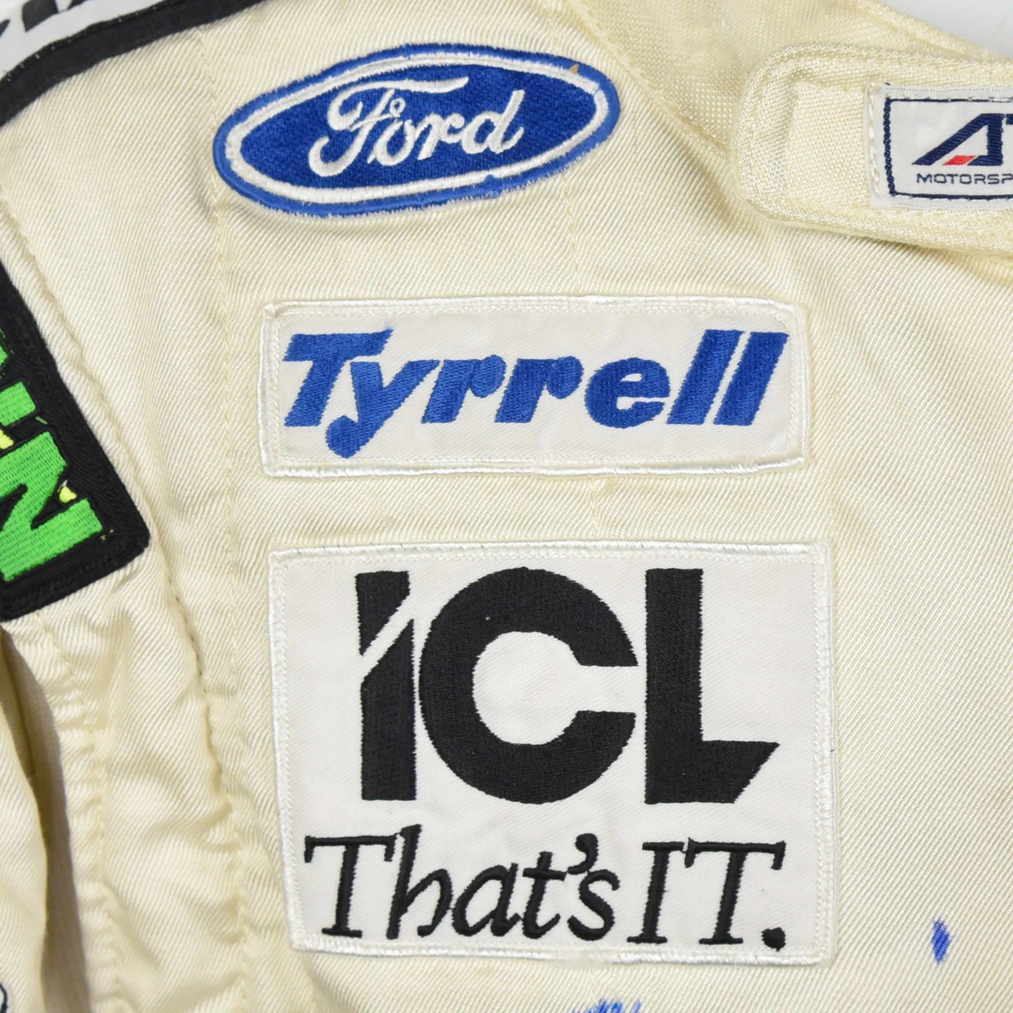 1997 Mika Salo Embroidered patches F1 Race Suit
