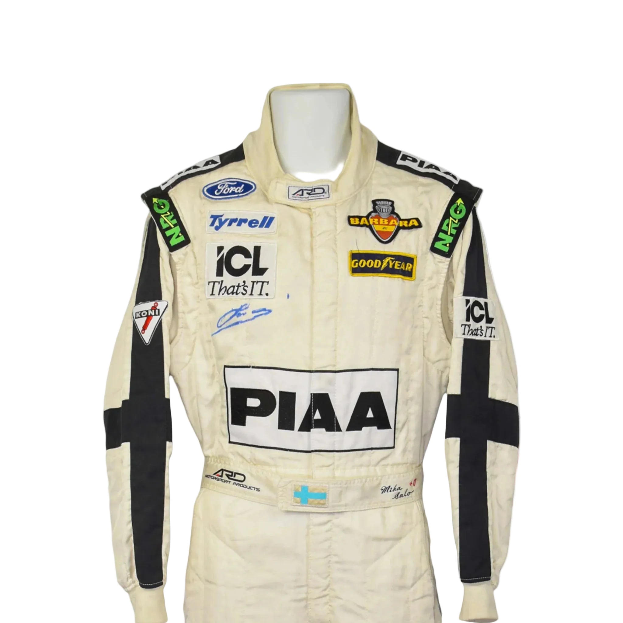 1997 Mika Salo Embroidered patches F1 Race Suit