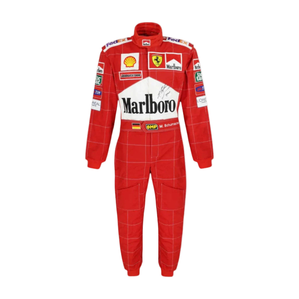 2002 Michael Schumacher Ferrari F1 Printed Race Suit