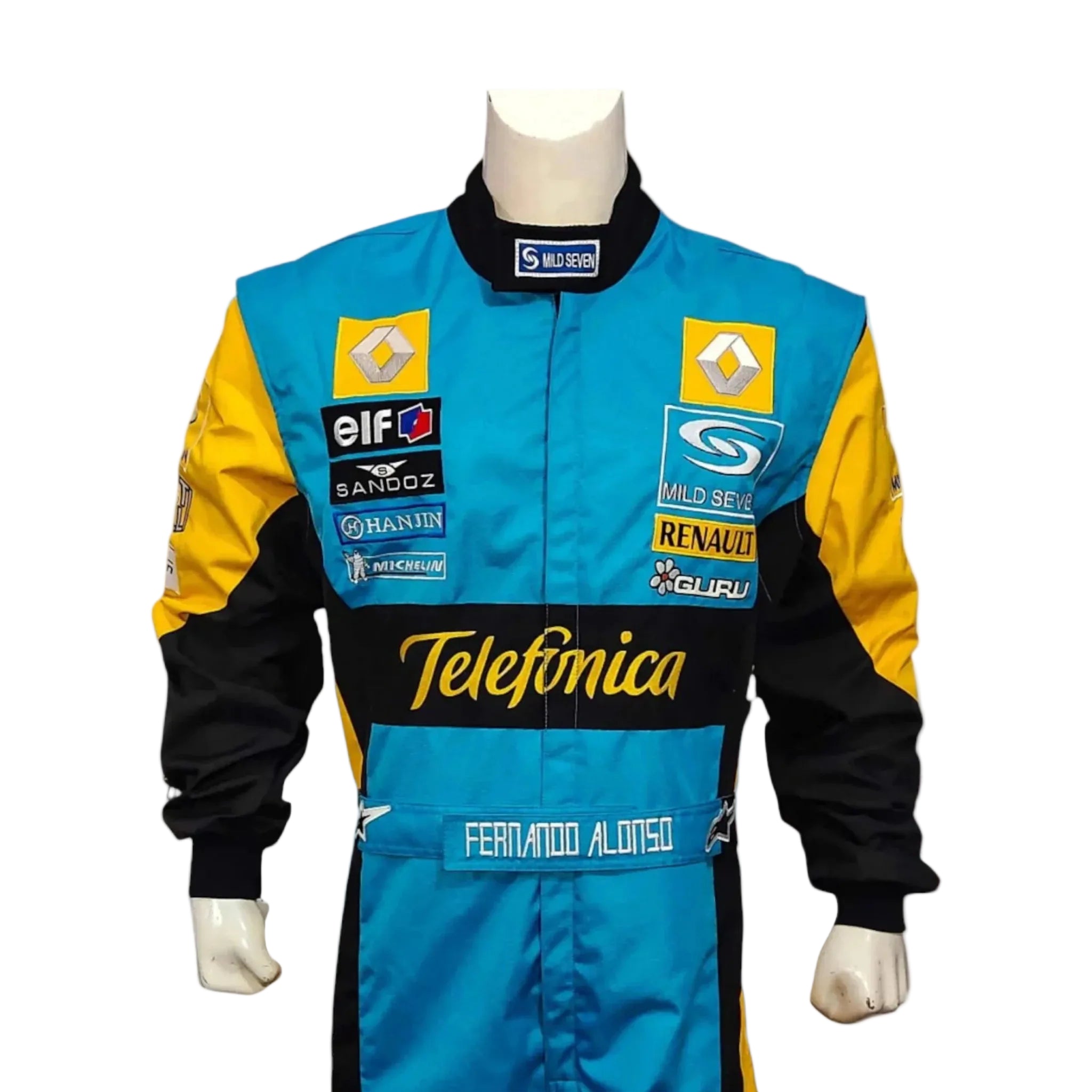 2006 Fernando Alonso Embroidered patches F1 Race Suit