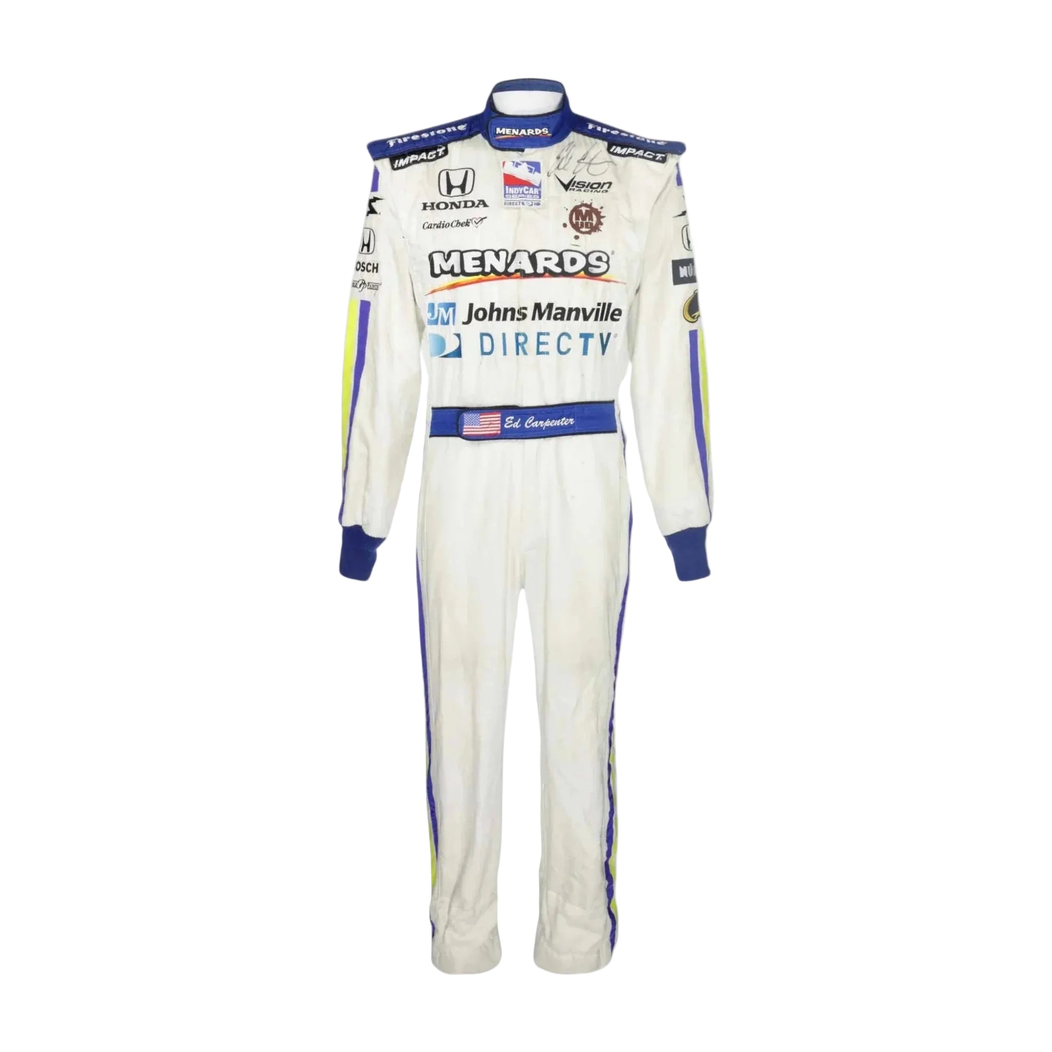 2008 Ed Carpenter Menards IndyCar Printed Race Suit