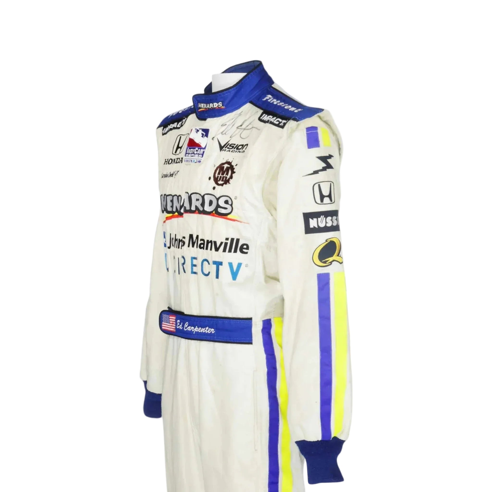 2008 Ed Carpenter Menards IndyCar Printed Race Suit
