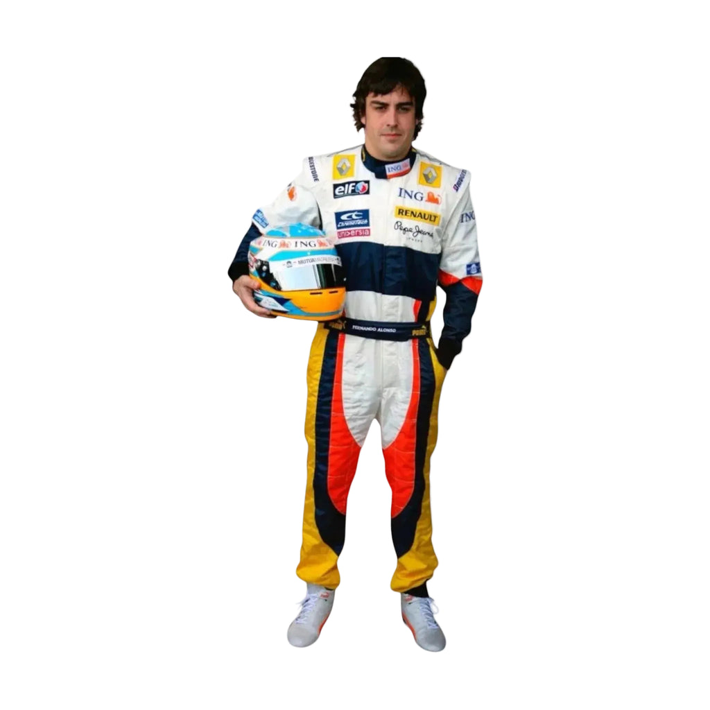 2008 Fernando Alonso Embroidered patches F1 Race Suit
