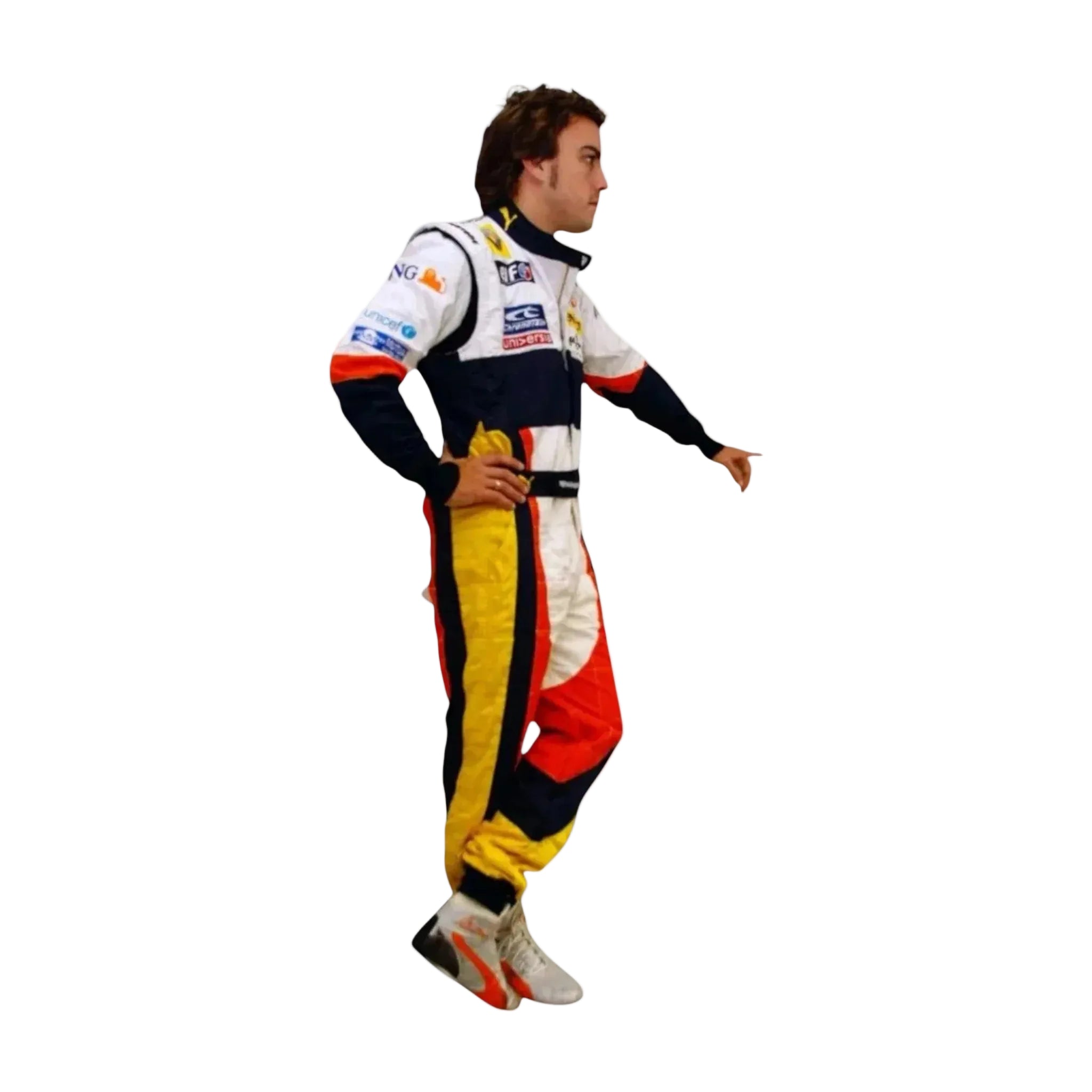 2008 Fernando Alonso Embroidered patches F1 Race Suit