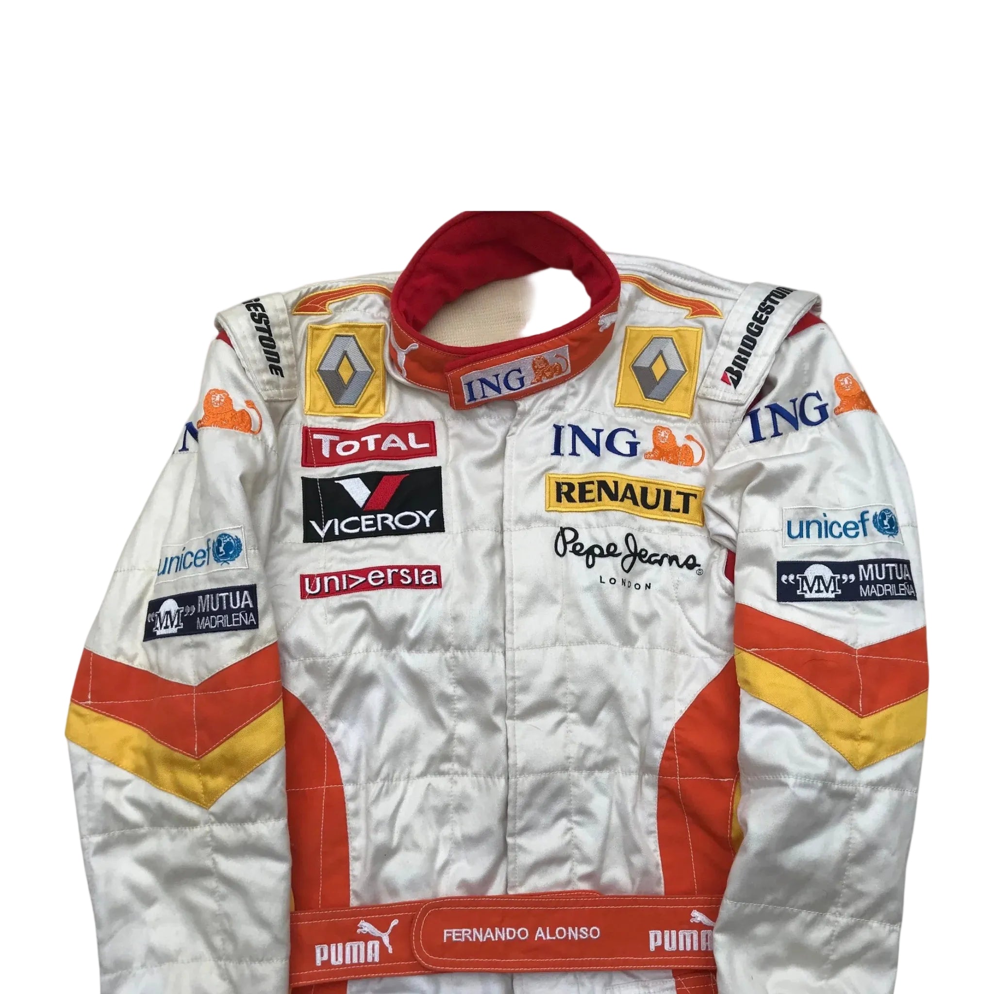 2009 Fernando Alonso Embroidered patches F1 Race Suit