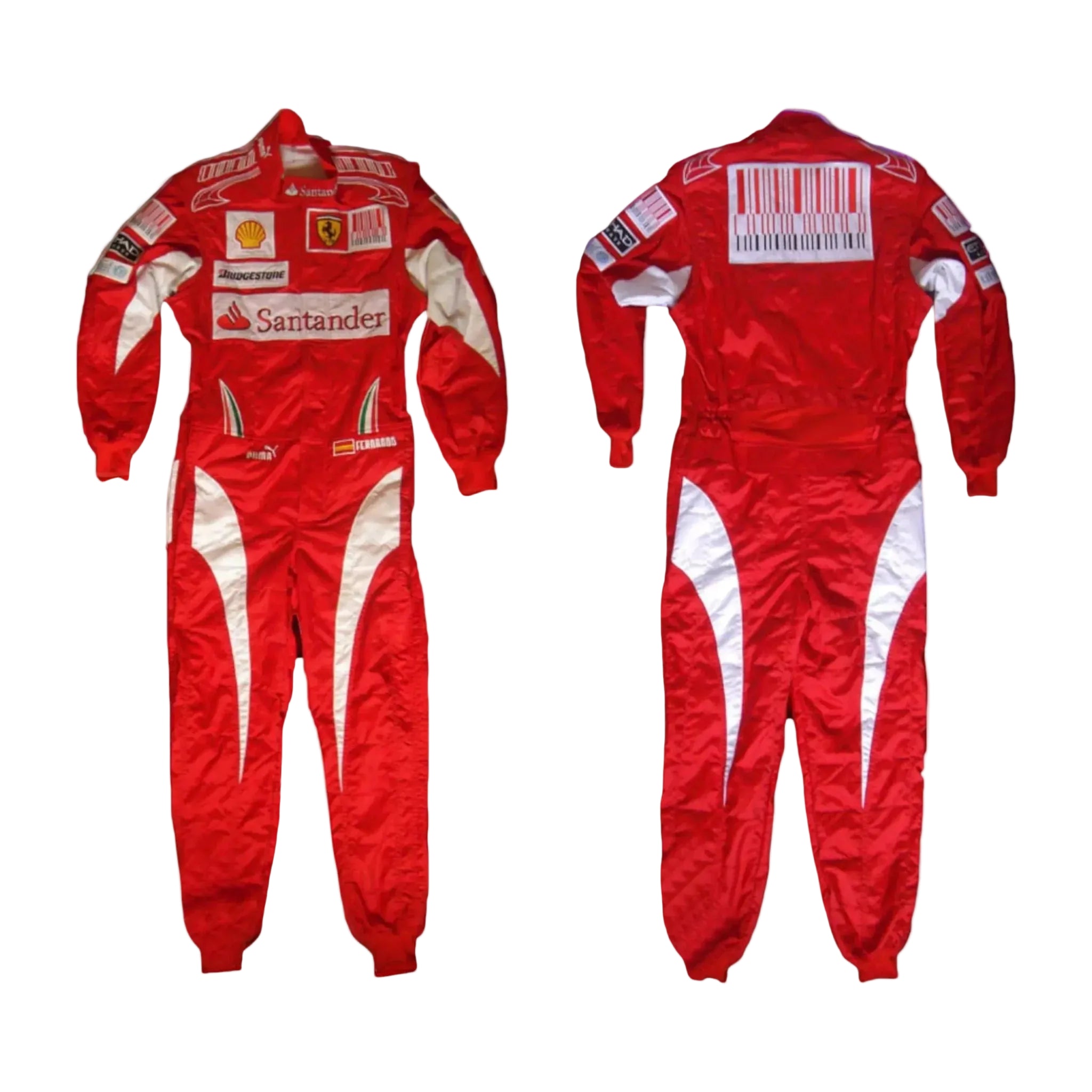 2010 Fernando Alonso Embroidered patches F1 Race Suit