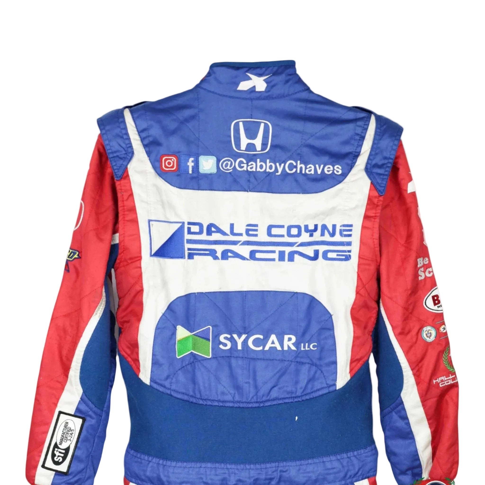 2016 Gabby Chaves Dale Coyne Racing IndyCar Printed Race Suit