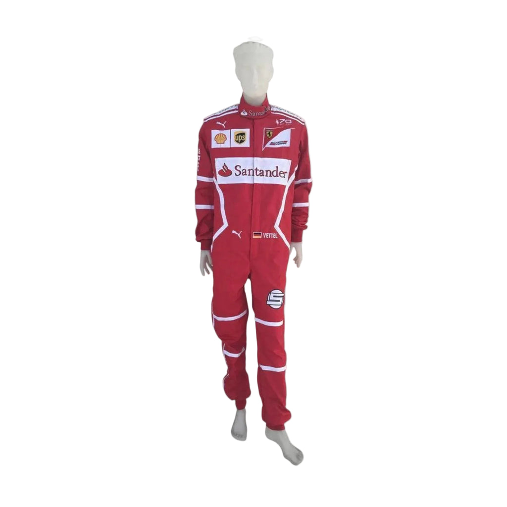 2017 Sebastian Vettel Embroidered patches F1 Race Suit