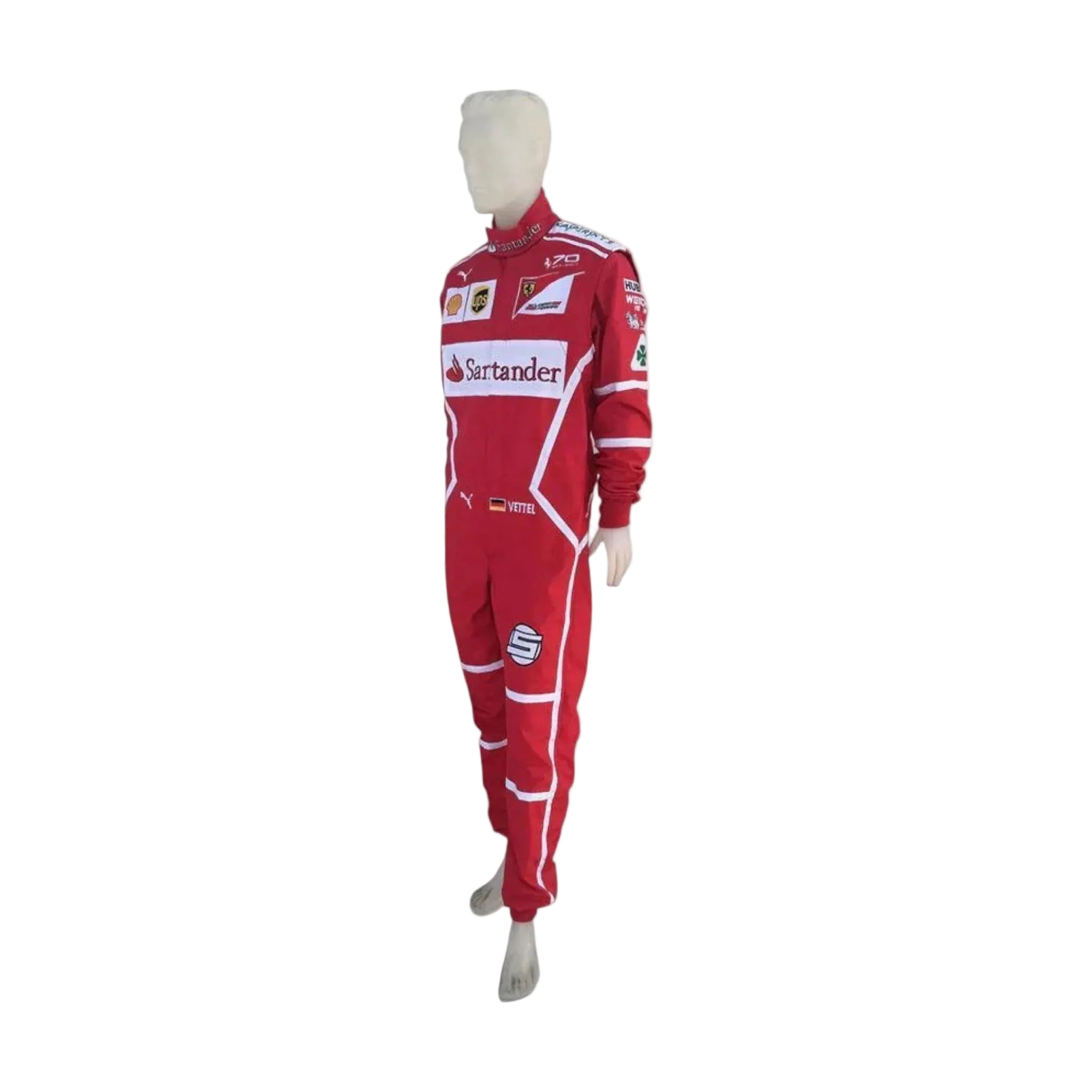 2017 Sebastian Vettel Embroidered patches F1 Race Suit
