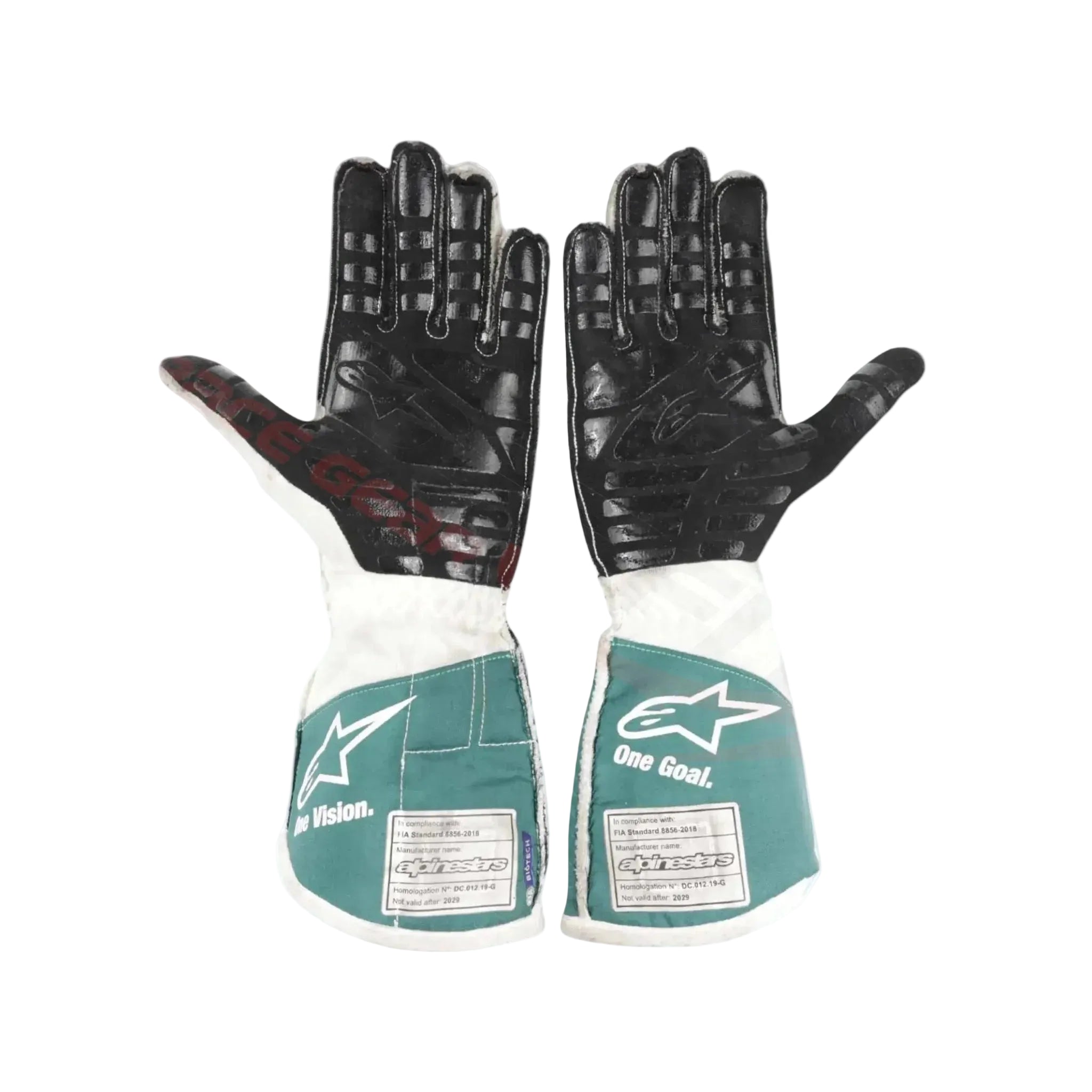 2021 Lance Stroll Aston Martin F1 Race Gloves