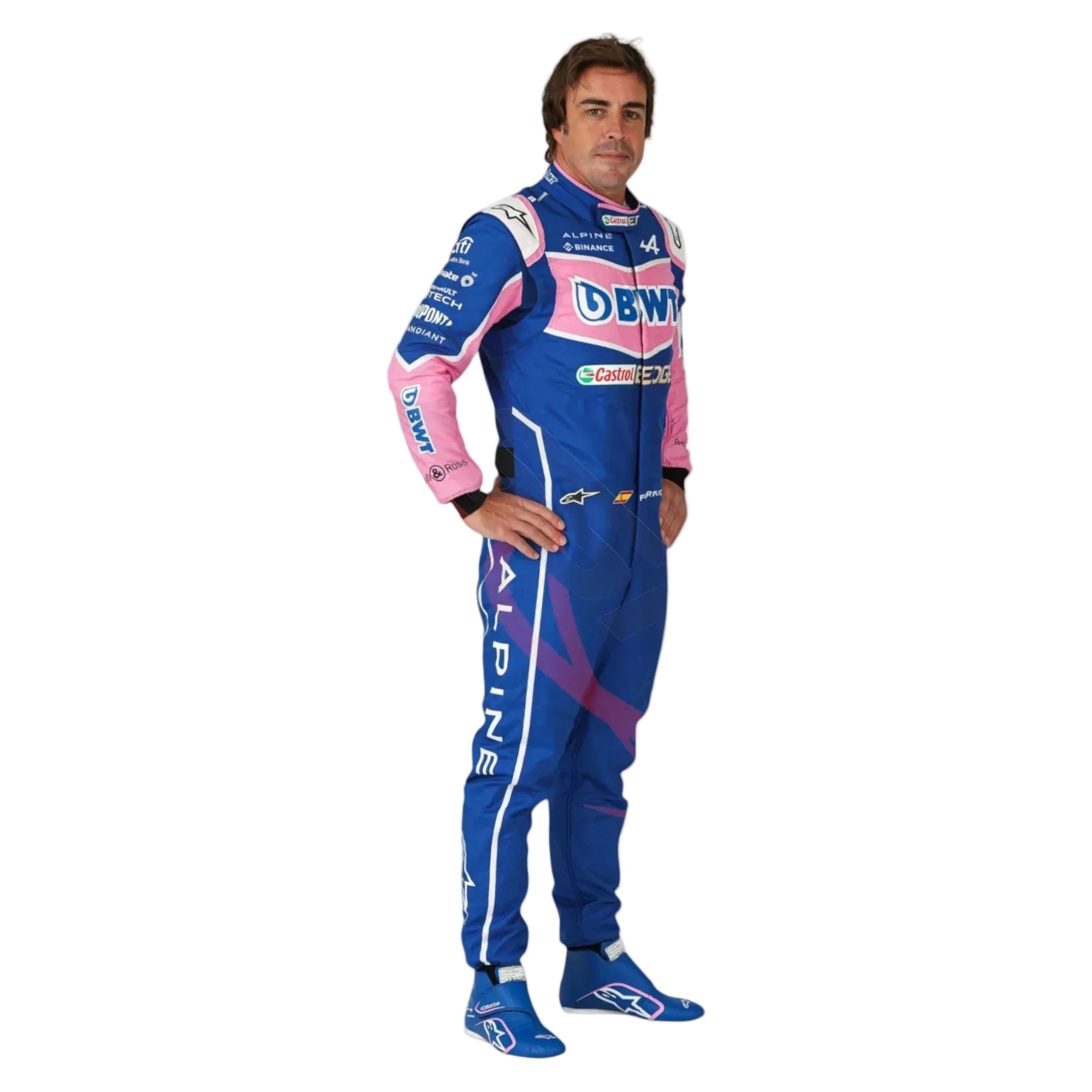 2022 FERNANDO ALONSO ALPHINE F1 RACE SUIT