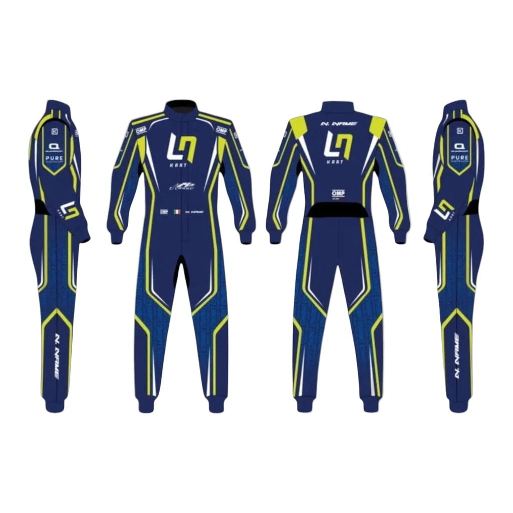 2022 LN Kart OMP Driver Overall Go Kart Race Suit