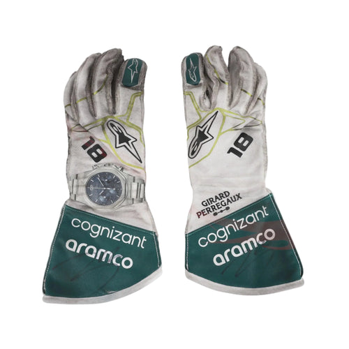 2022 Lance Stroll Aston Martin Race F1 Gloves