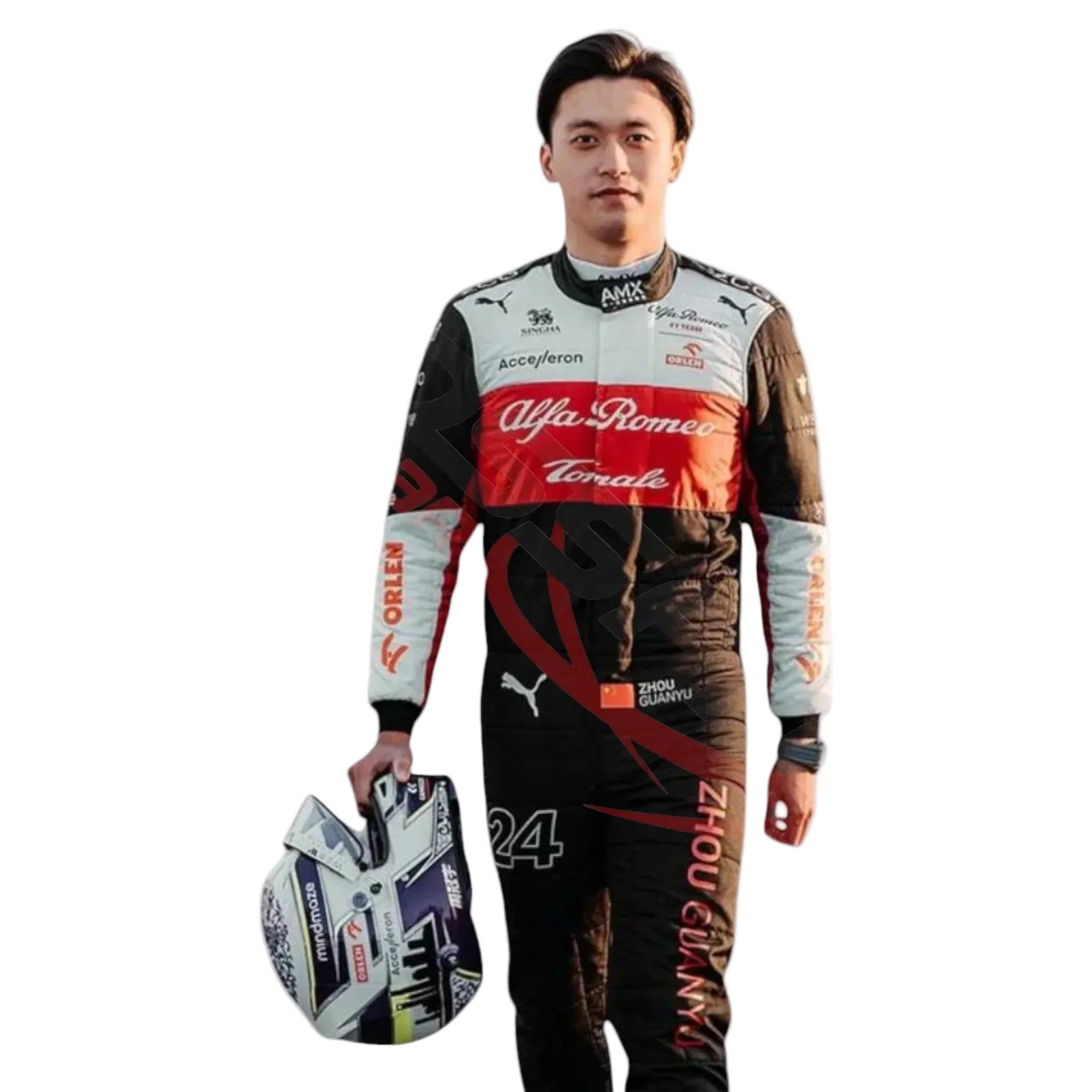 2022 Zhou Guanyu Alfa Romeo F1 Race Suit