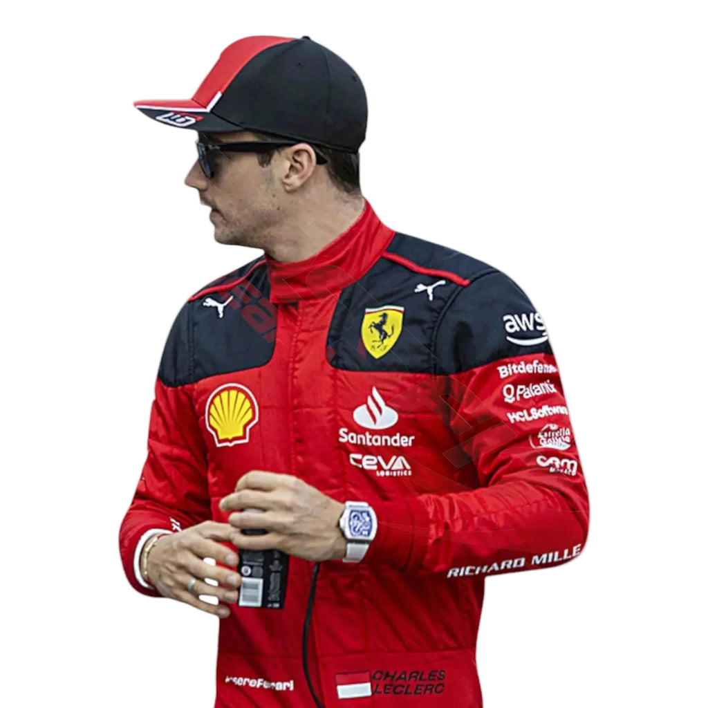 2023 Charles Leclerc Scuderia Ferrari F1 Race Suit