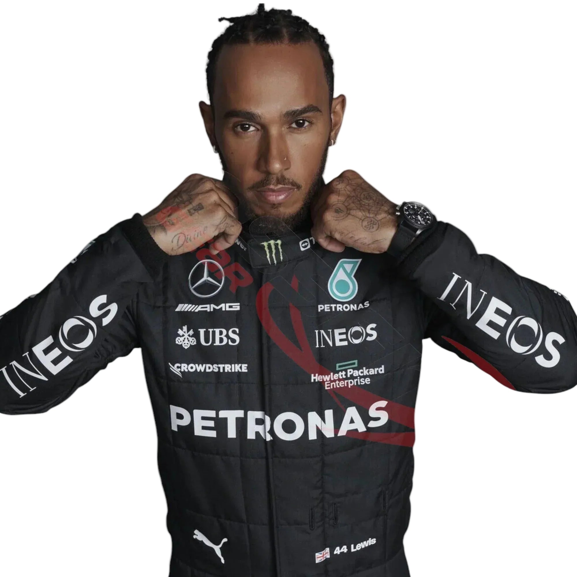 2023 Lewis Hamilton Mercedes F1 Race Suit