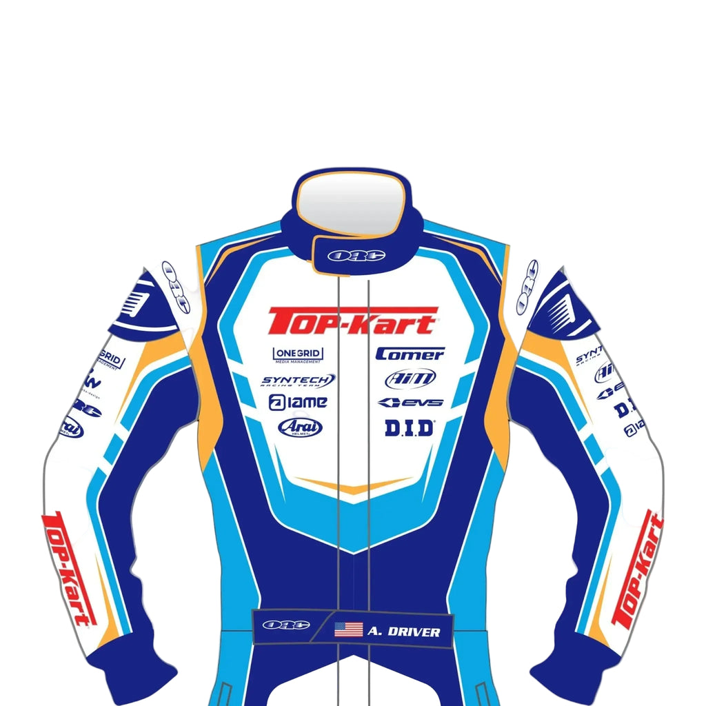 2023 Top Kart Racing Go Kart Race Suit