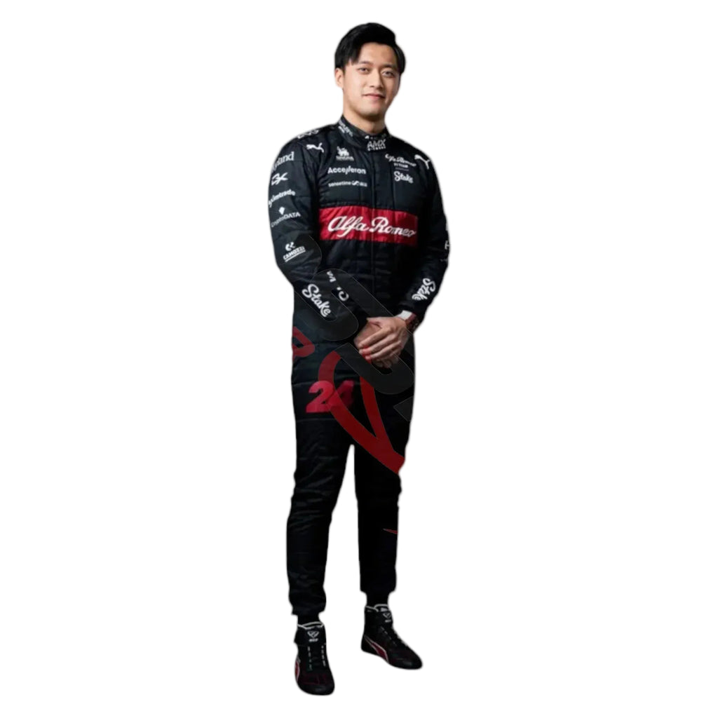 2023 Zhou Guanyu Alfa Romeo F1 Race Suit