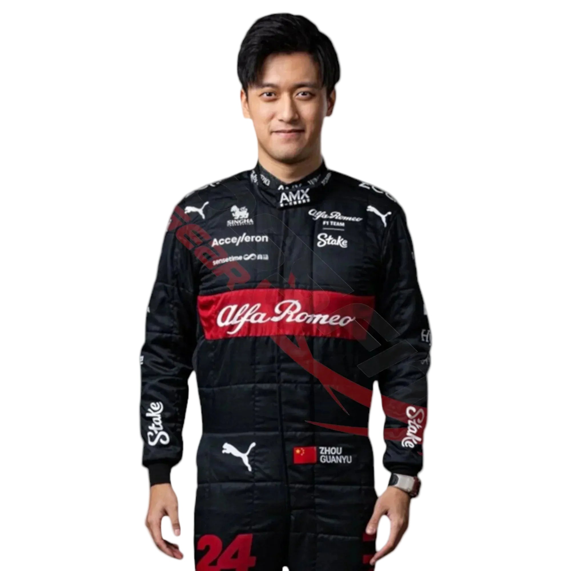 2023 Zhou Guanyu Alfa Romeo F1 Race Suit