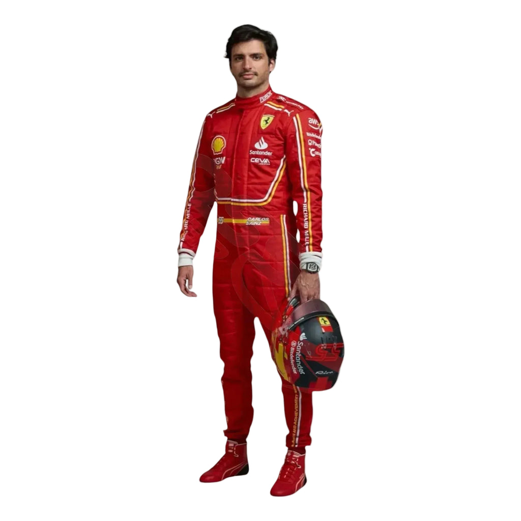 2024 Carlos Sainz Jr. Scuderia Ferrari F1 Race suit