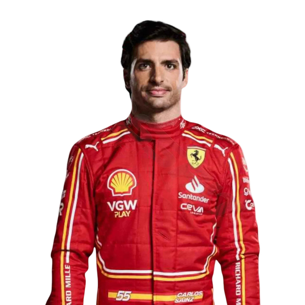 2024 Carlos Sainz Jr. Scuderia Ferrari F1 Race suit