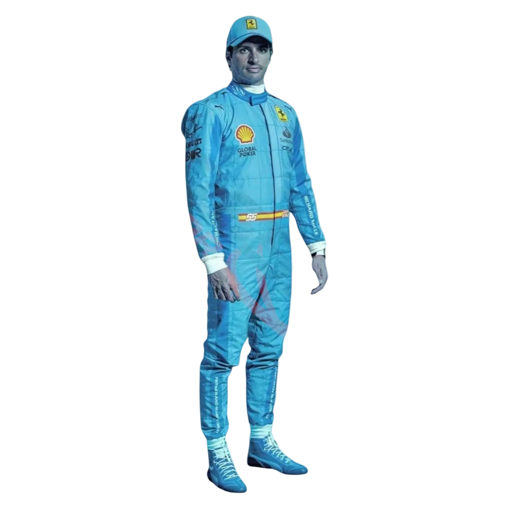 2024 Carlos Sainz Scuderia Ferrari F1 Miami Grand Prix Race Suit