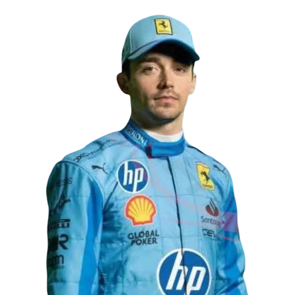 2024 Charles Leclerc Ferrari HP Miami Grand Prix F1 Race Suit
