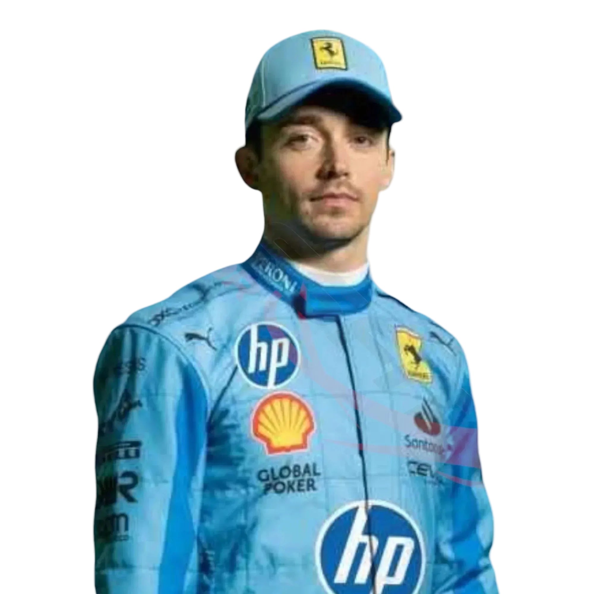 2024 Charles Leclerc Ferrari HP Miami Grand Prix F1 Race Suit