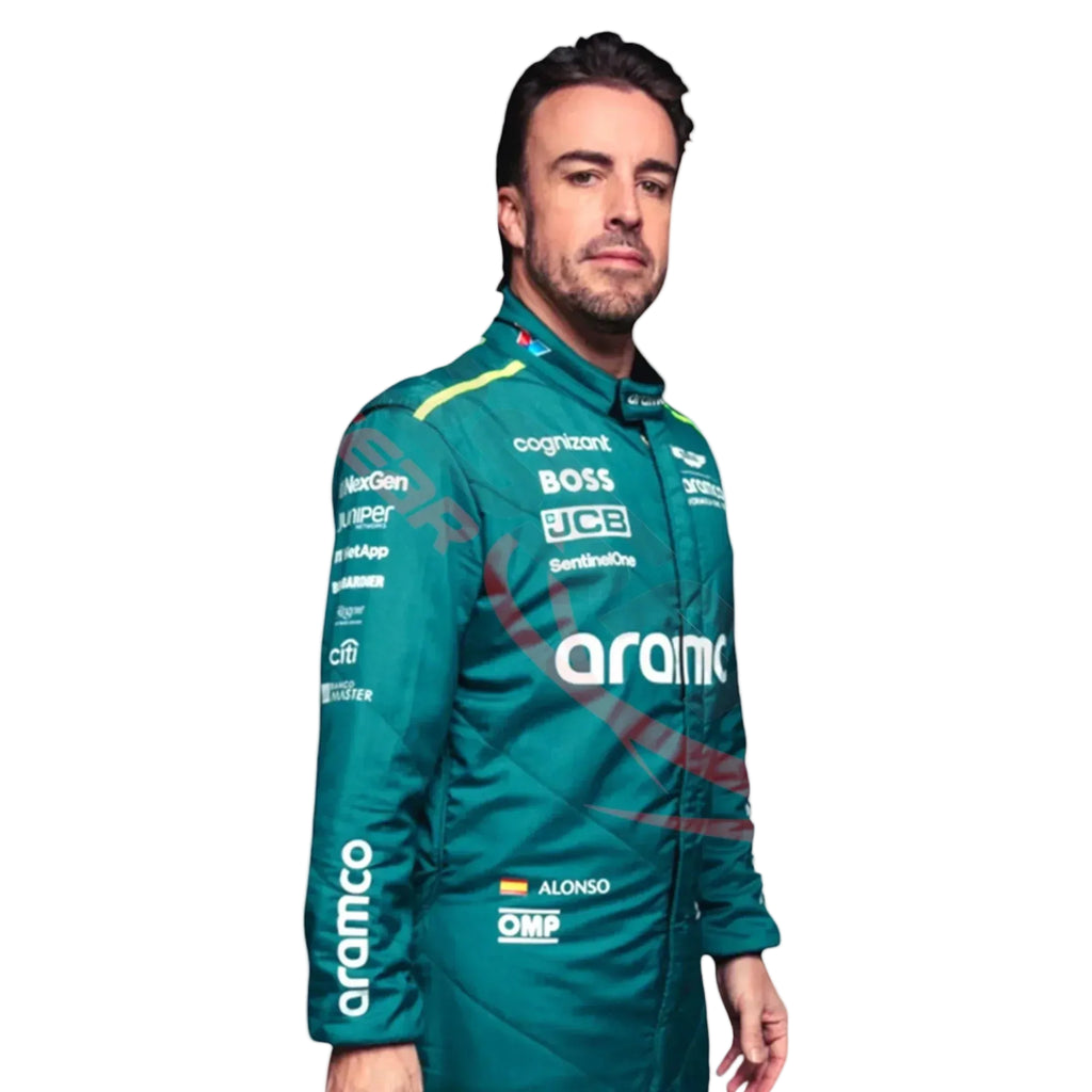 2024 Fernando Alonso Aston Martin F1 Race Suit