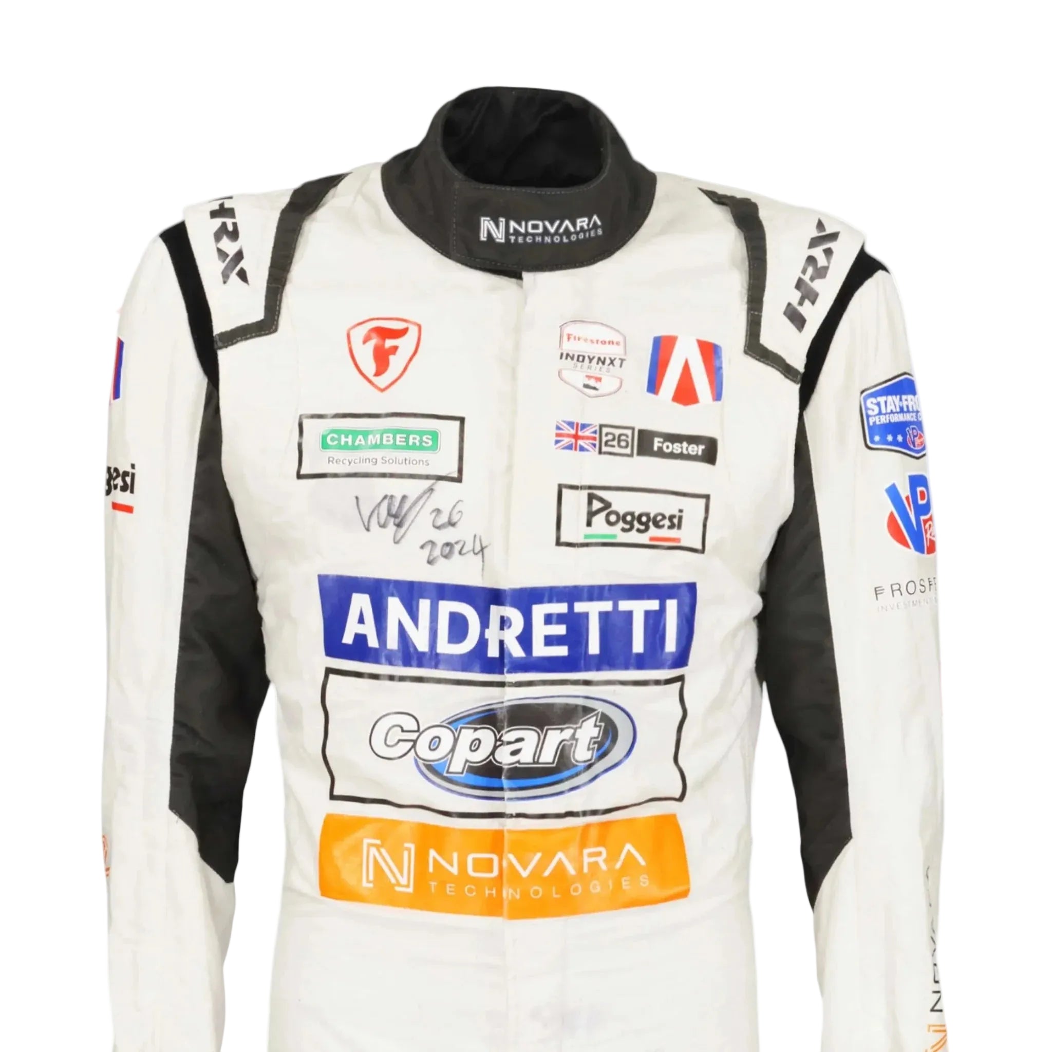 2024 Louis Foster Indy NXT printed Race Suit