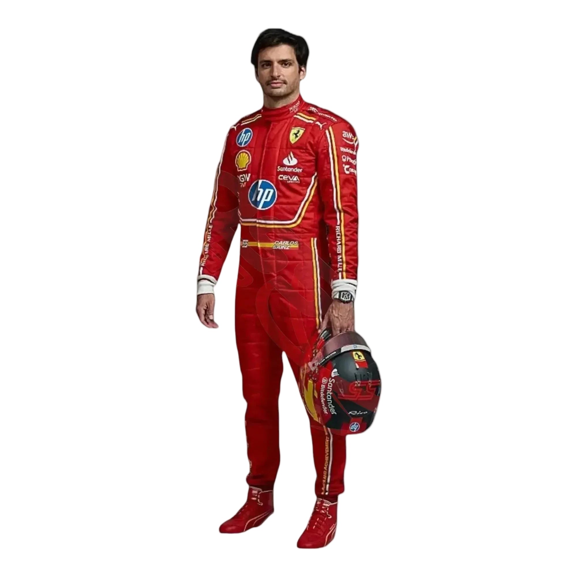 2024 Monaco GP Scuderia Ferrari Hp Carlos Sainz F1 Race Suit