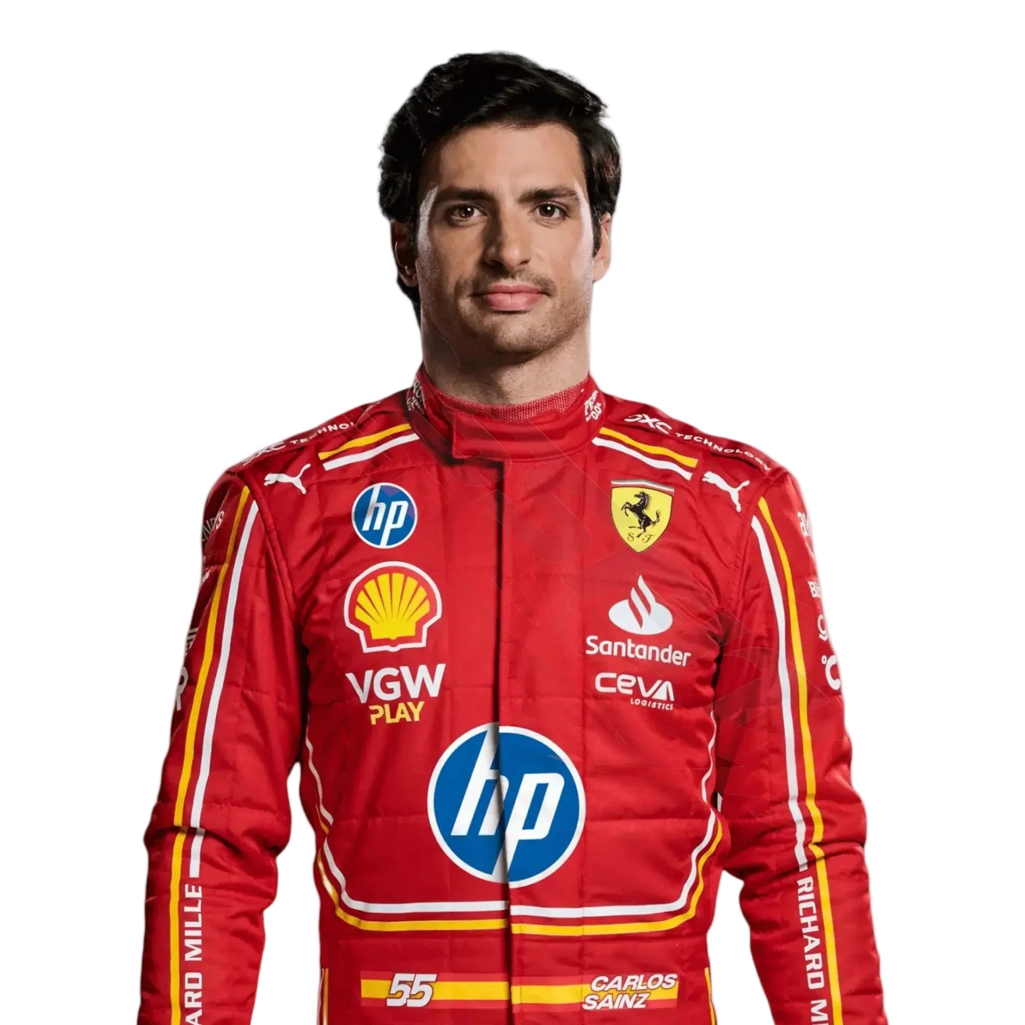 2024 Monaco GP Scuderia Ferrari Hp Carlos Sainz F1 Race Suit