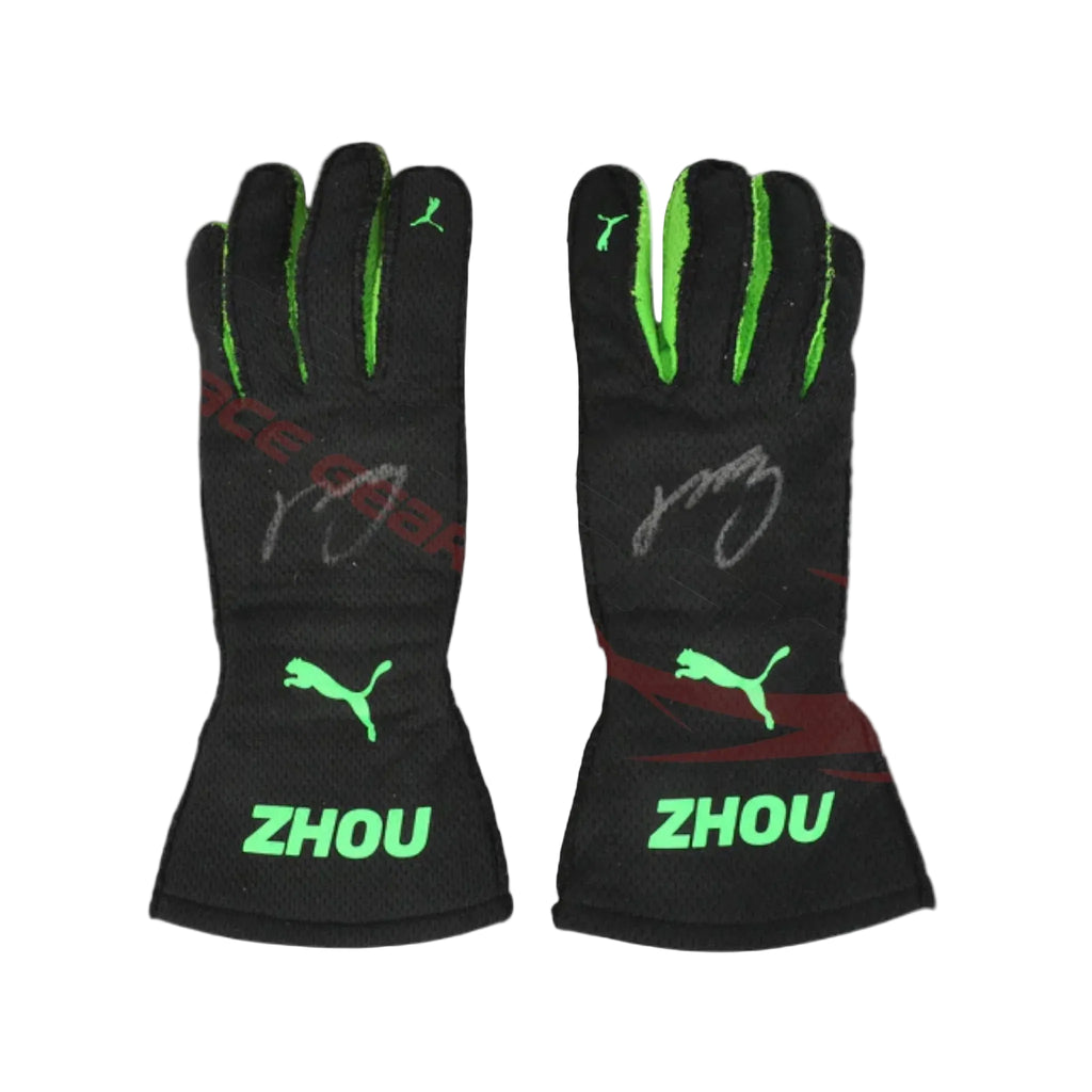 2024 Zhou Guanyu Kick Sauber F1 Race Gloves