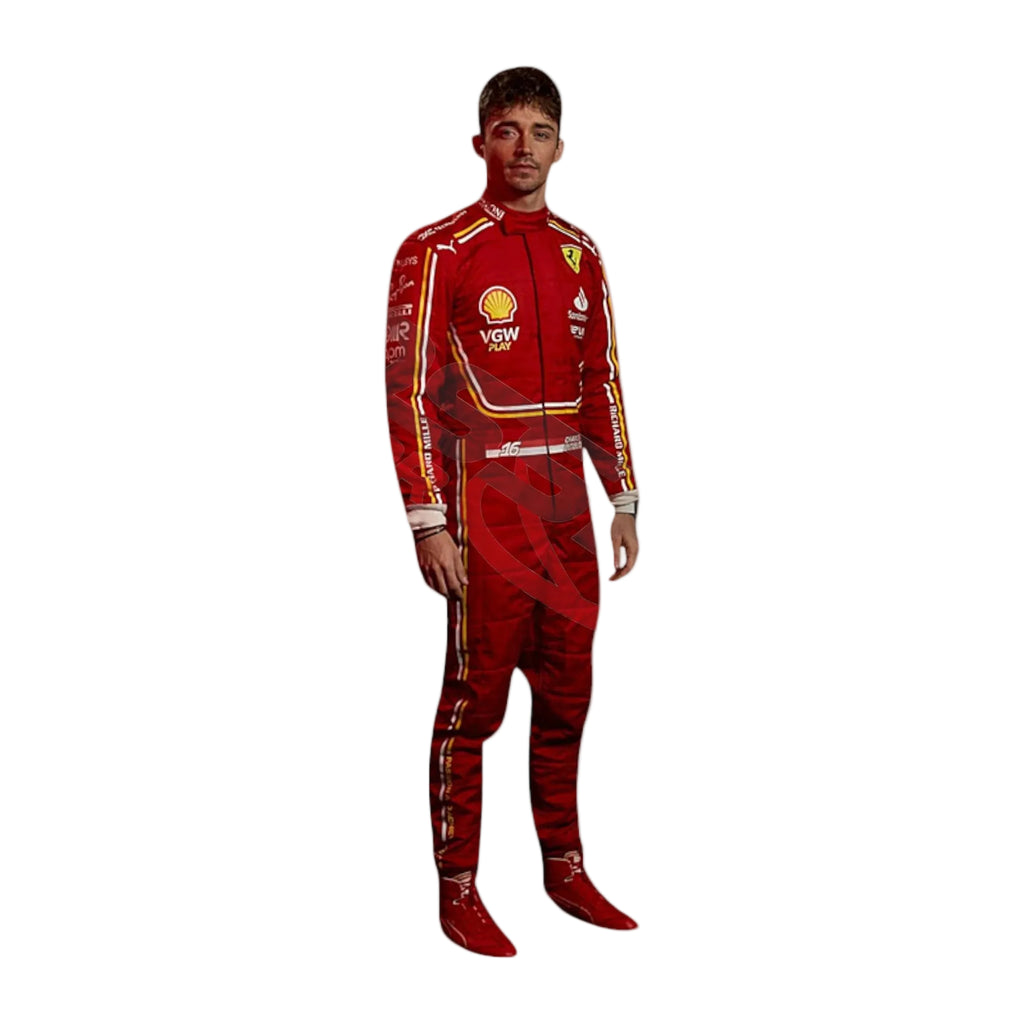 2024 charles leclerc Ferrari F1 Suit