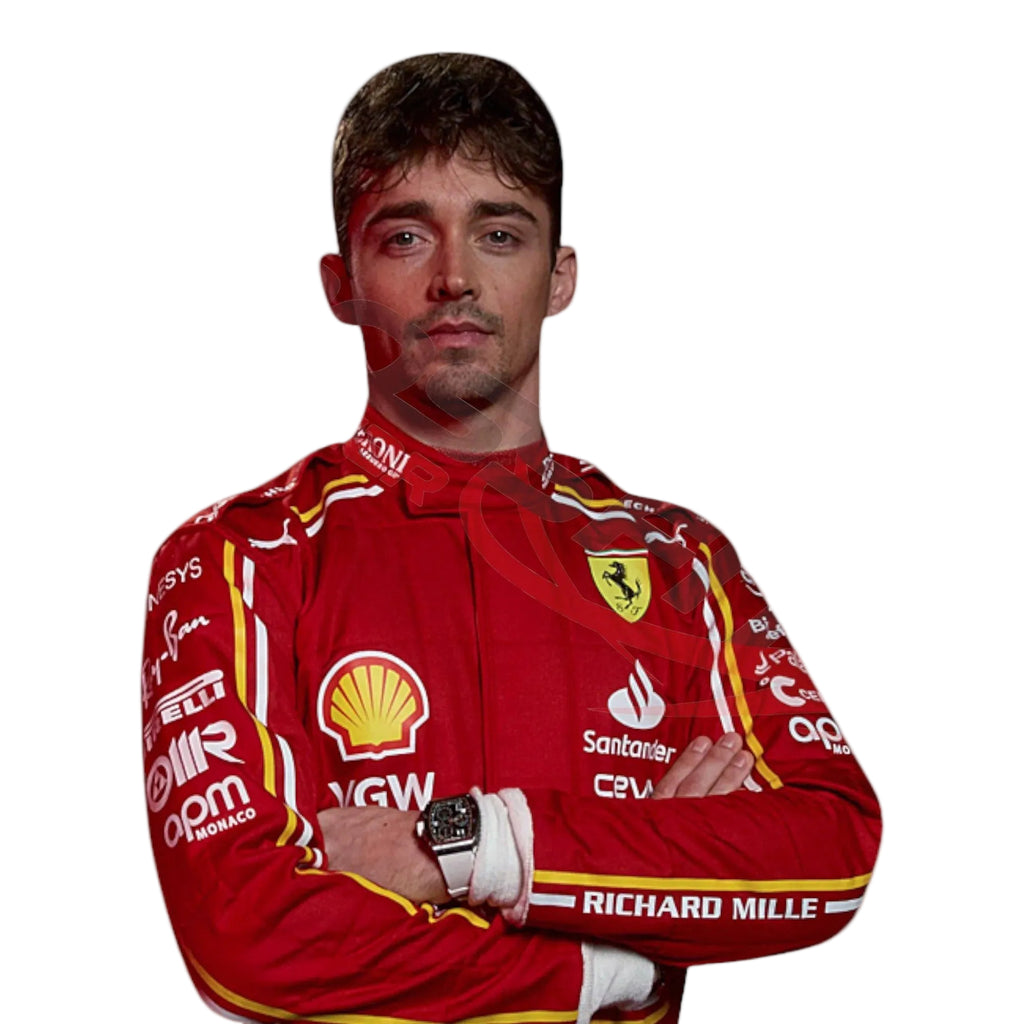 2024 charles leclerc Ferrari F1 Suit