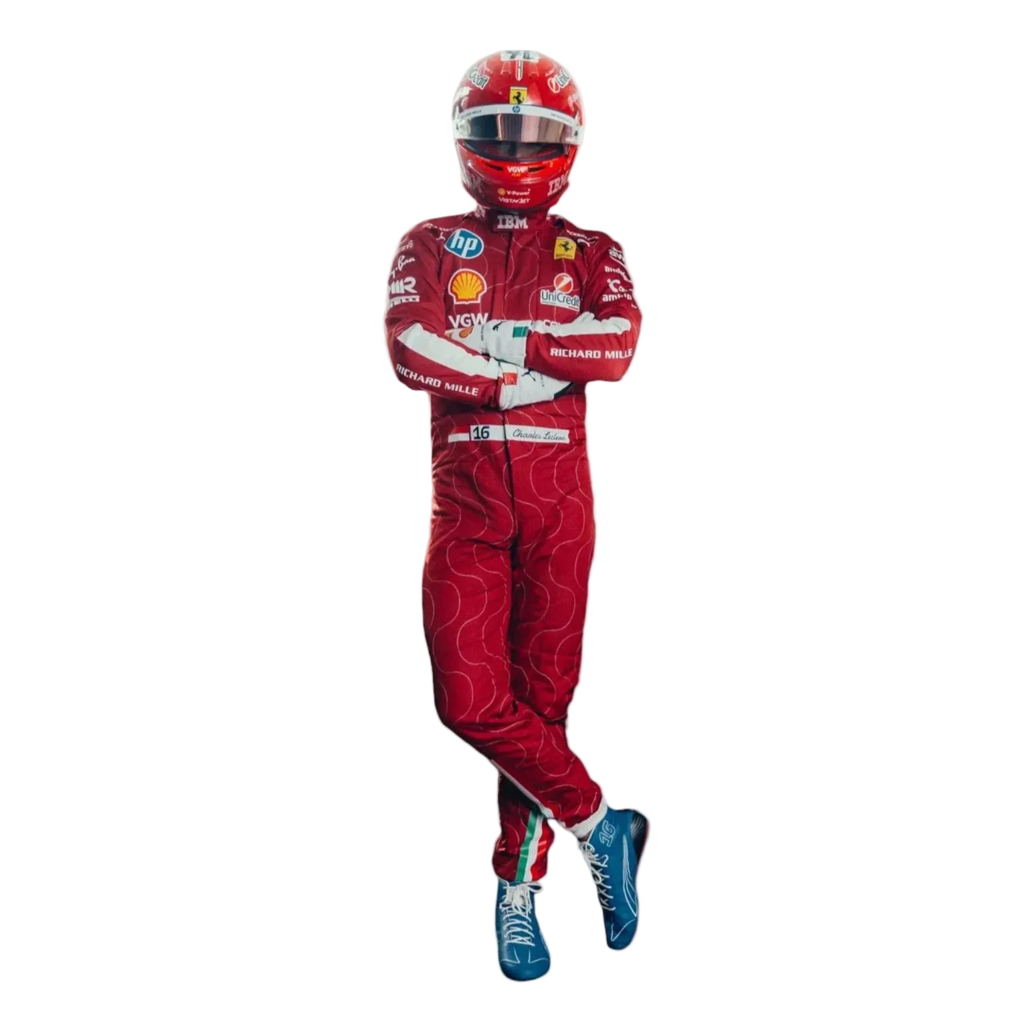 2025 Charles Leclerc Scuderia Ferrari HP Monza GP F1 Race Suit