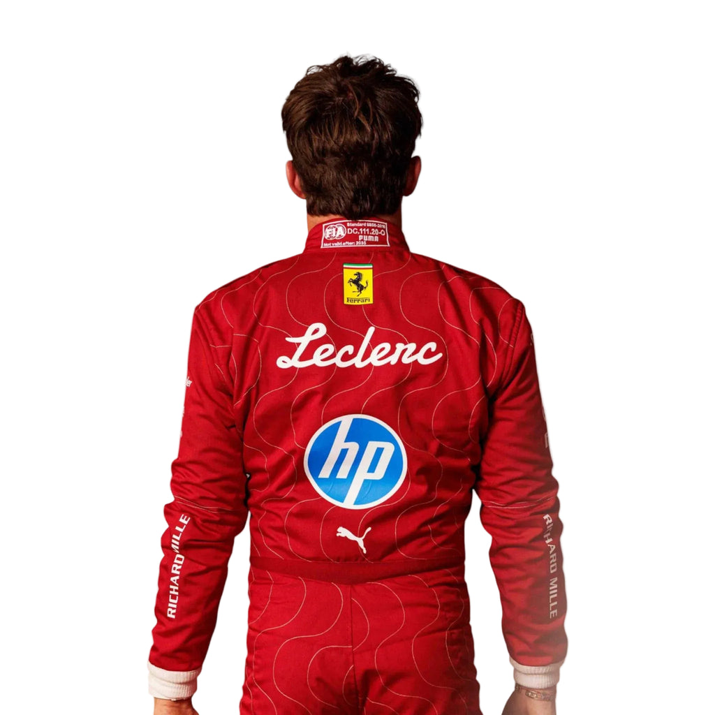 2025 Charles Leclerc Scuderia Ferrari HP Monza GP F1 Race Suit