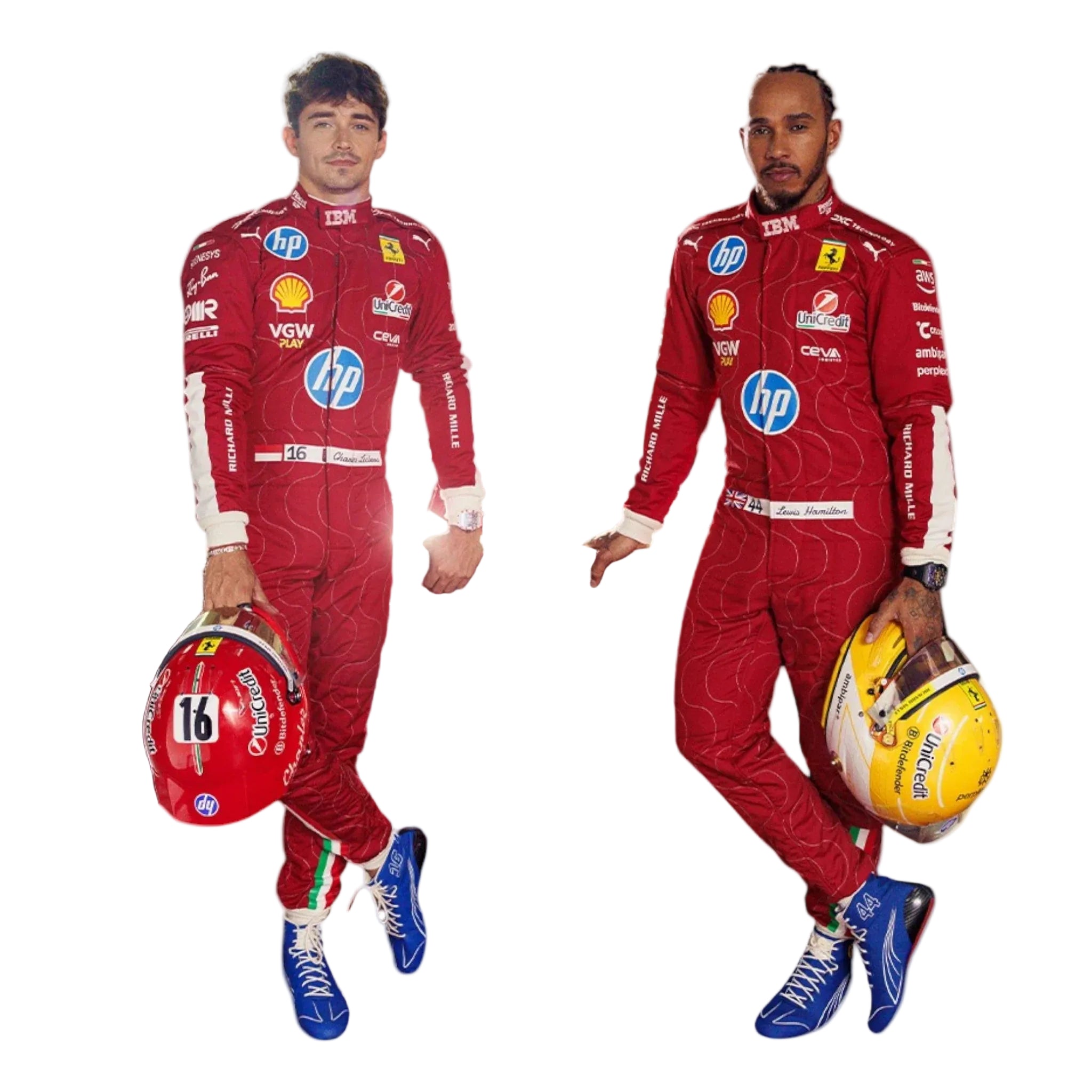 2025 Charles Leclerc Scuderia Ferrari HP Monza GP F1 Race Suit