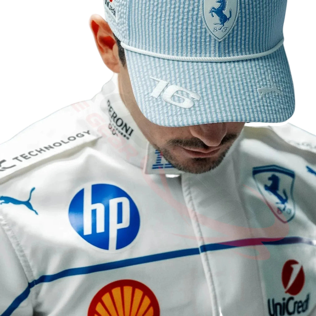 2025 Charles Leclerc Scuderia Ferrari Hp Monaco GP Race Suit