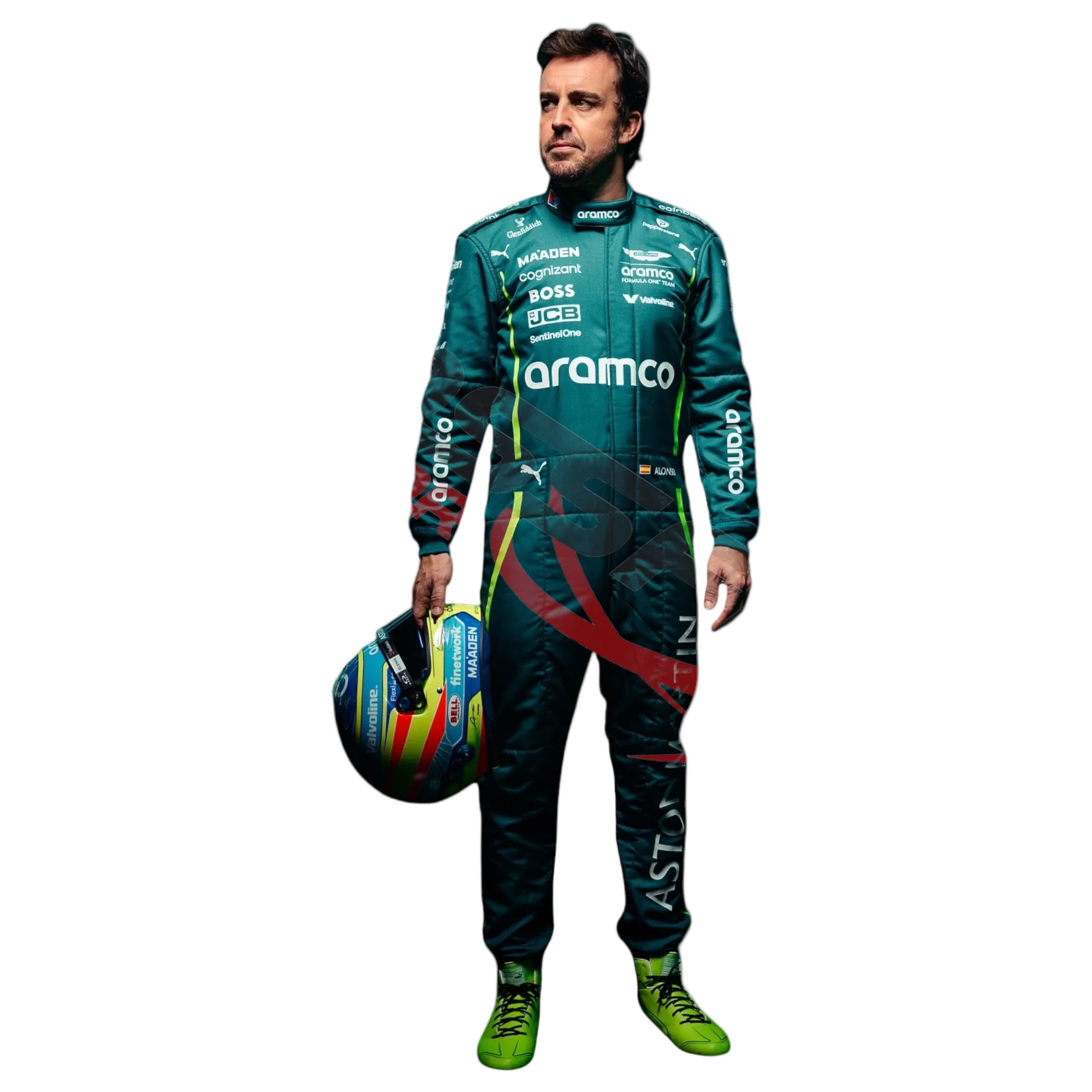 2025 Fernando Alonso Aston Martin F1 Race Suit