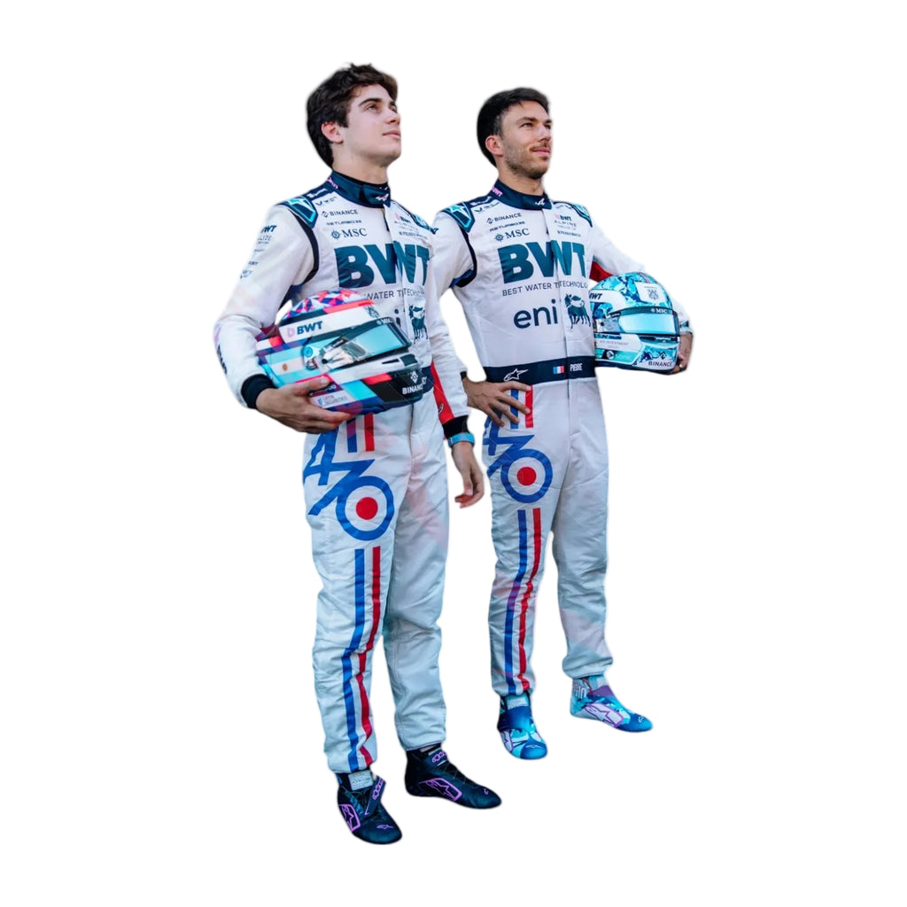 2025 Franco Colapinto Spanish GP celebrate 70 years Race Suit