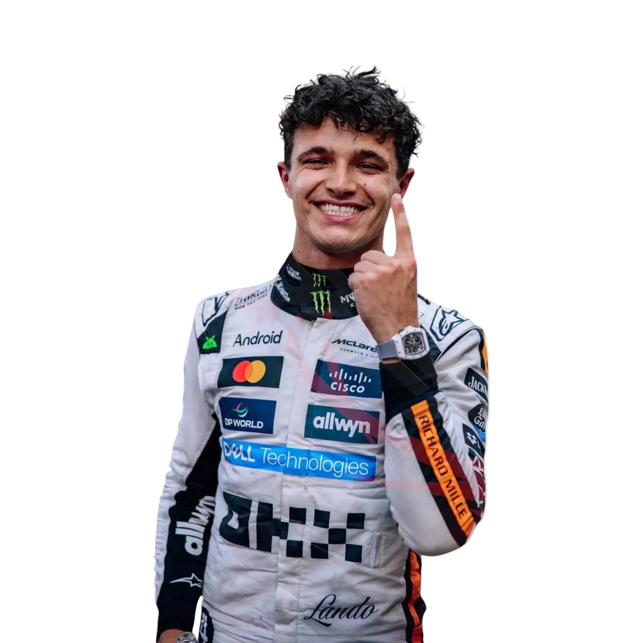 2025 Lando Norris Mclaren Monaco GP Race Suit