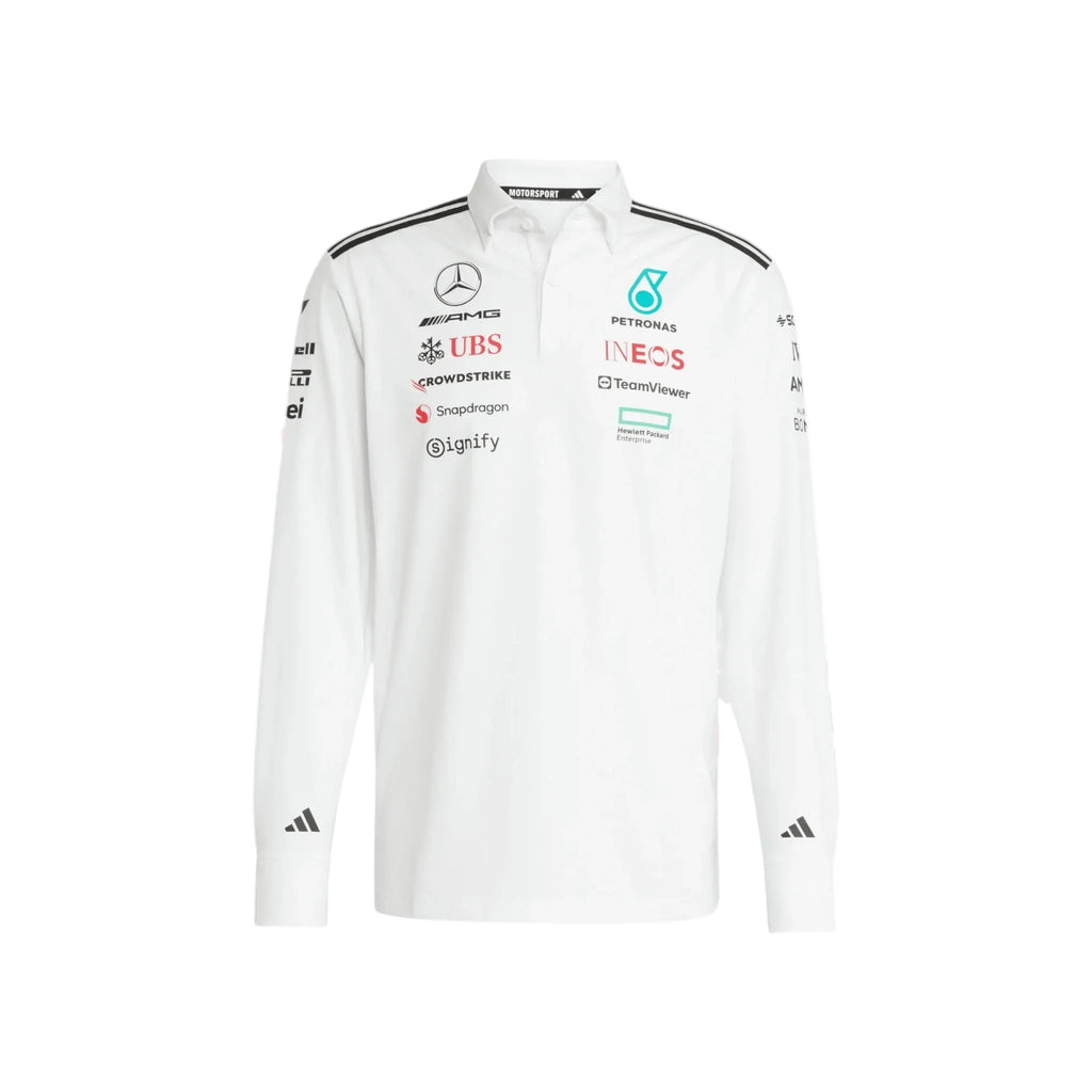 2025 Mercedes-AMG Petronas F1 Team Long Sleeve Polo