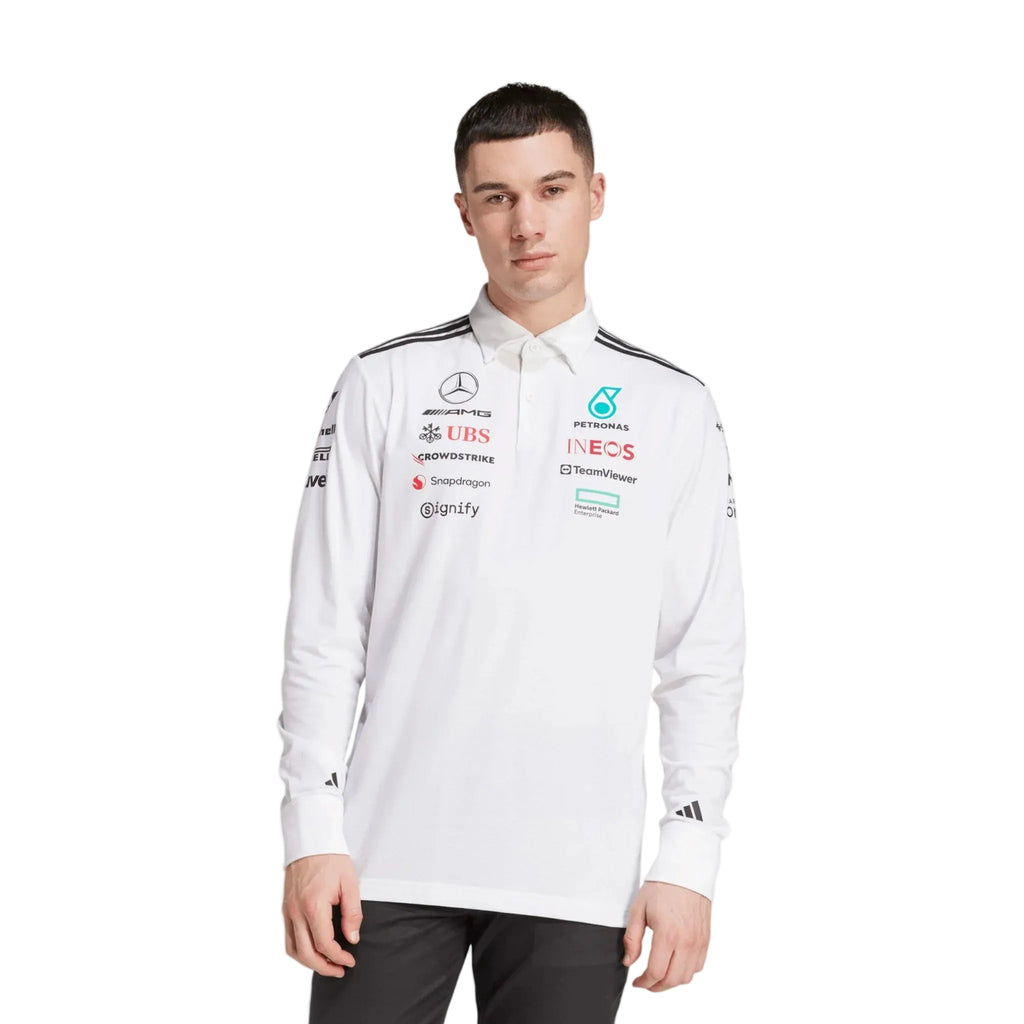 2025 Mercedes-AMG Petronas F1 Team Long Sleeve Polo